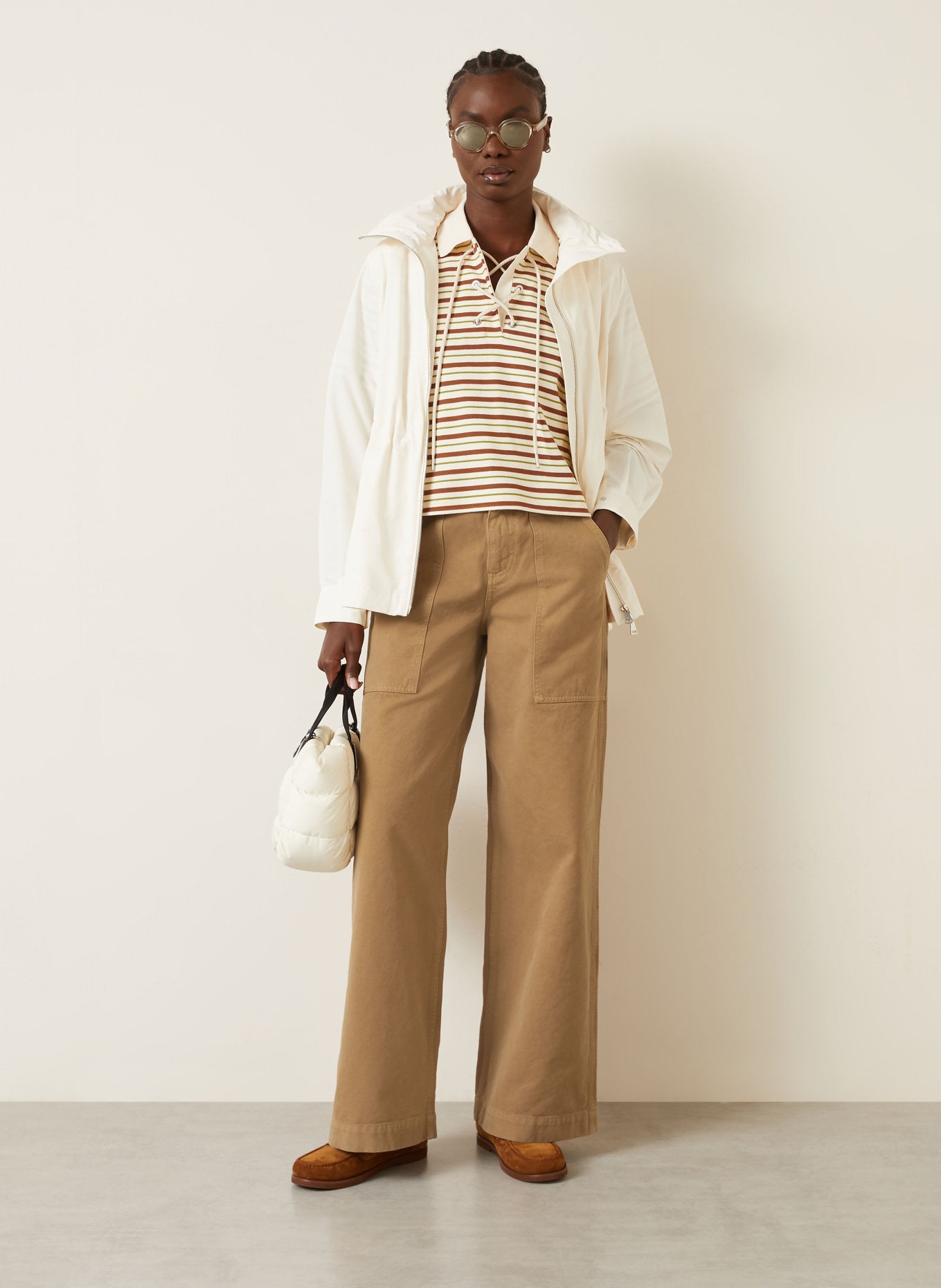 MONCLER Wide Leg Jeans: 24N