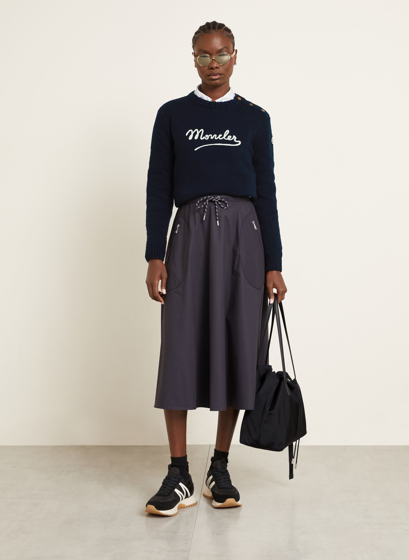 MONCLER Pullover: DUNKELBLAU