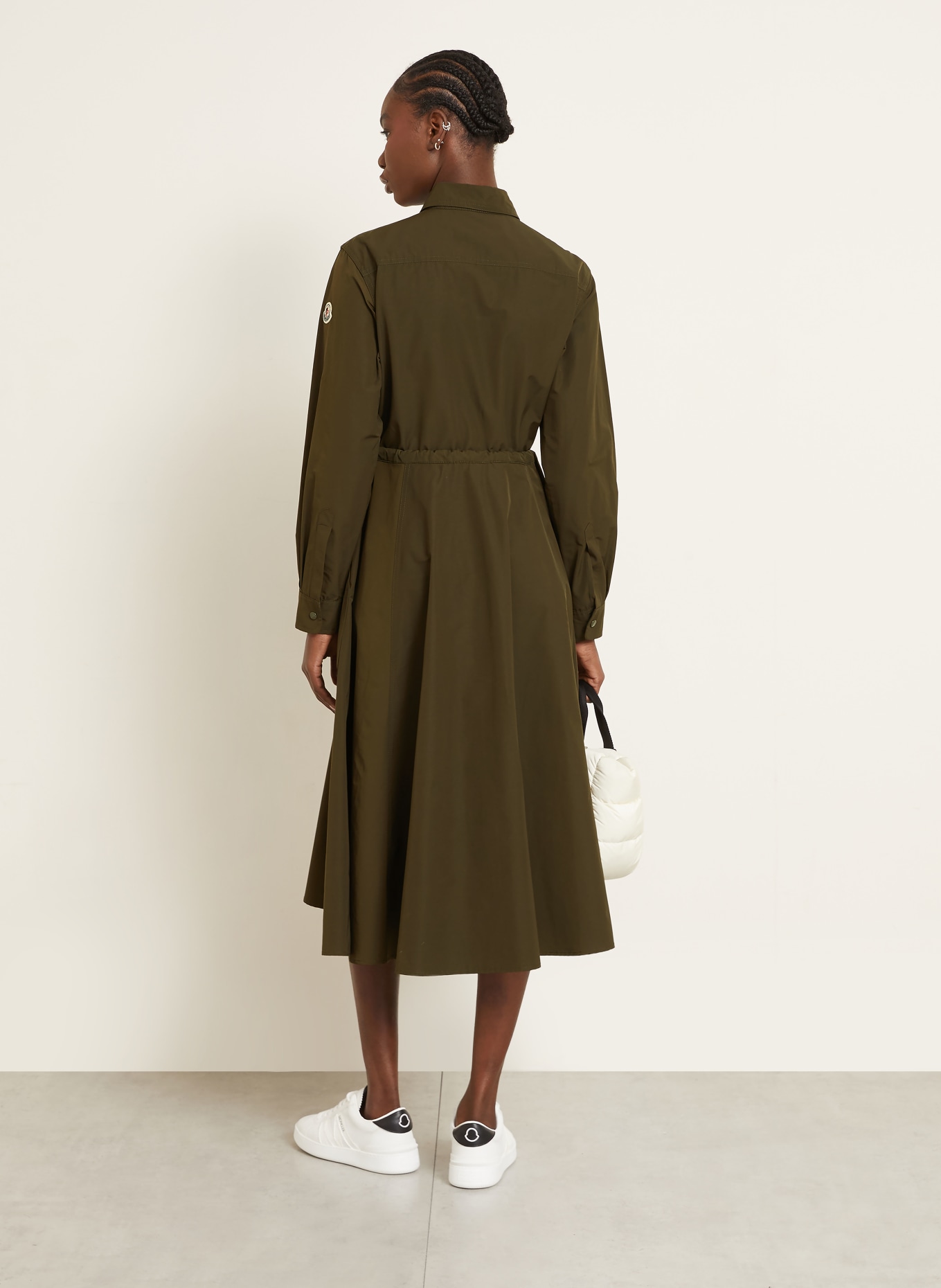 MONCLER Hemdblusenkleid: KHAKI