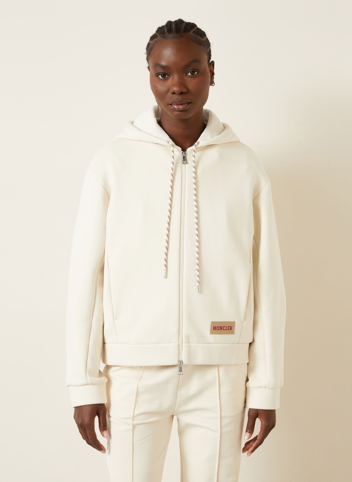 MONCLER Sweatjacke: BEIGE
