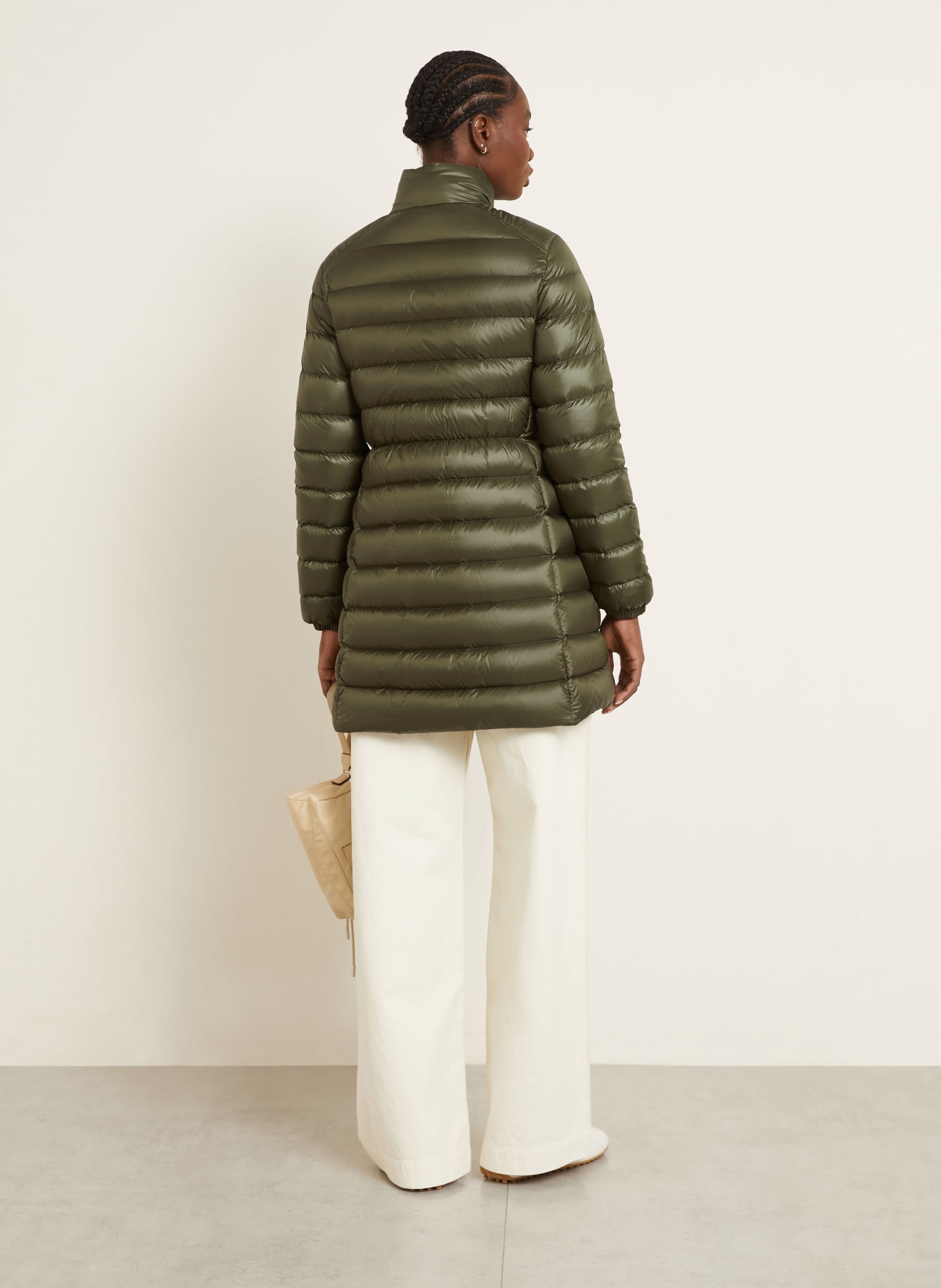 MONCLER Lightweight-Daunenmantel GENET: OLIV