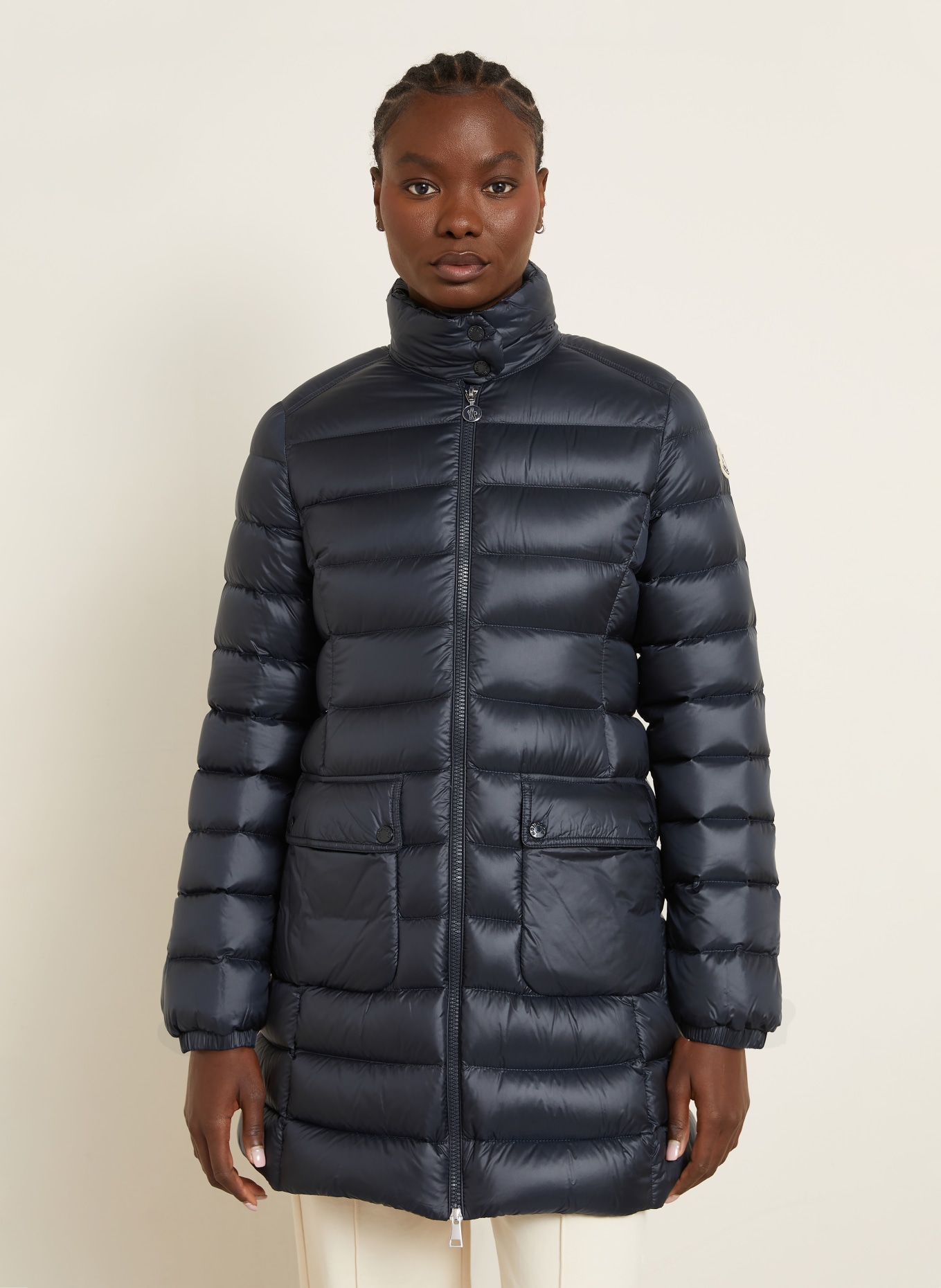 MONCLER Lightweight-Daunenmantel GENET: DUNKELBLAU