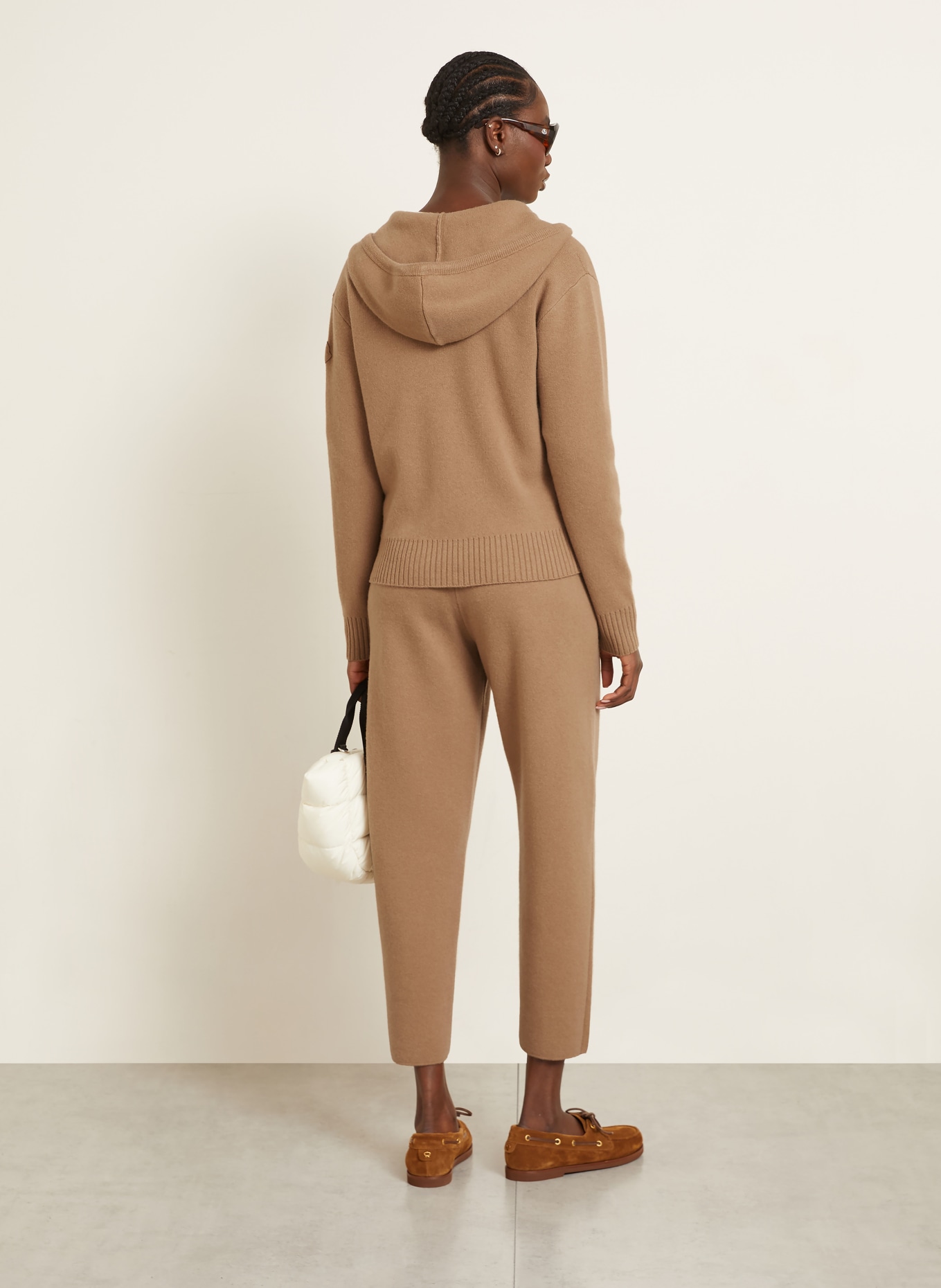 MONCLER Strickjacke mit Cashmere: CAMEL