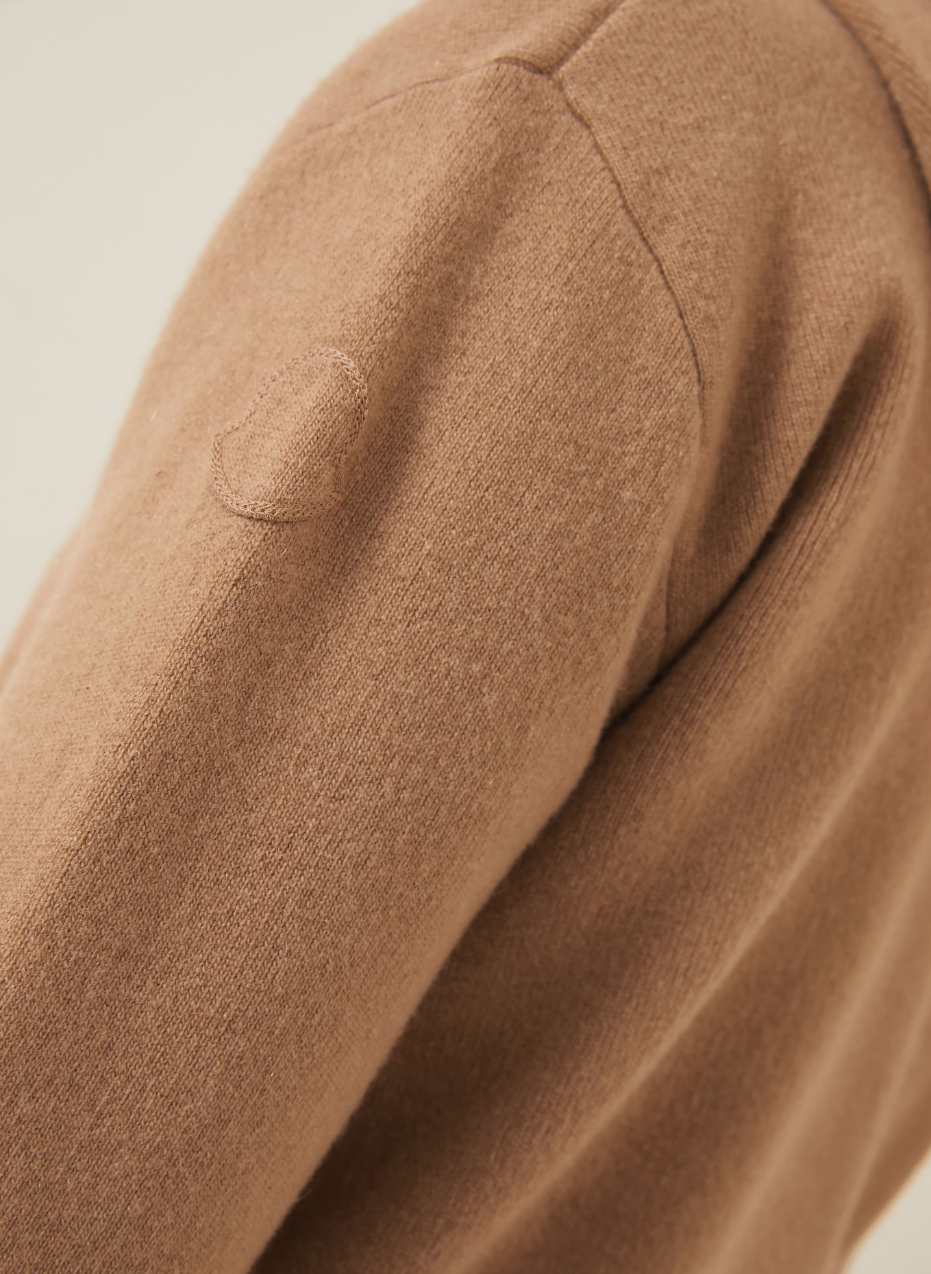 MONCLER Strickjacke mit Cashmere: CAMEL