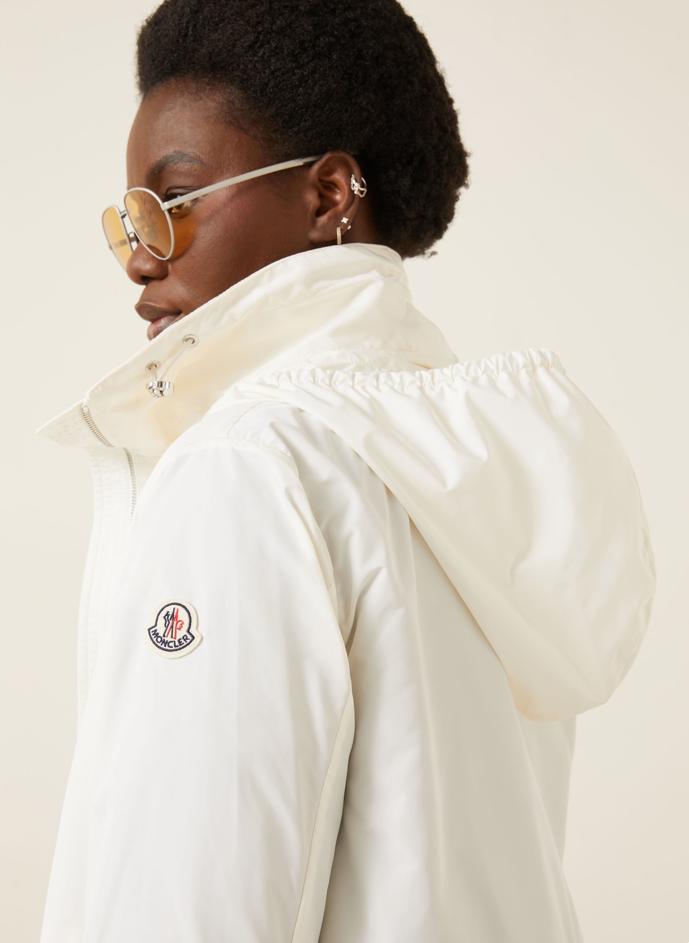 MONCLER Parka ENETTE: CREME