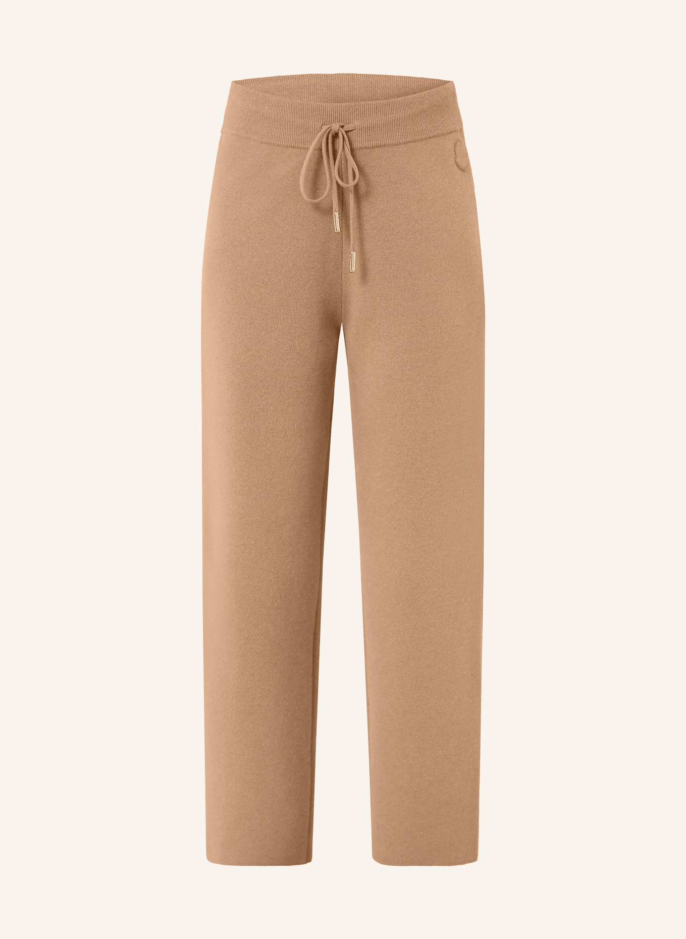 MONCLER Strickhose mit Cashmere: CAMEL