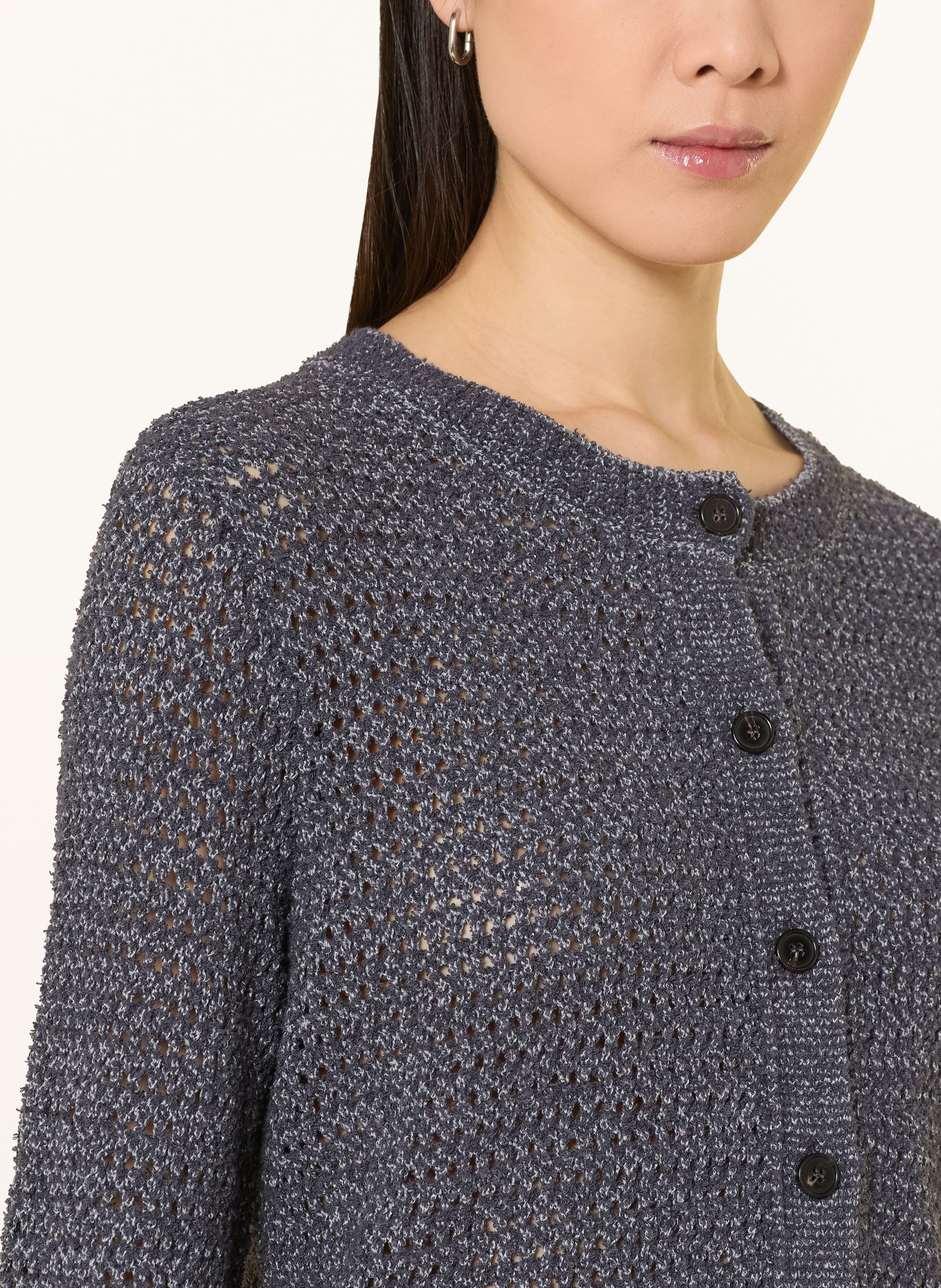 Marc O'Polo svetr: TMAVĚ MODRÁ / BÍLÁ