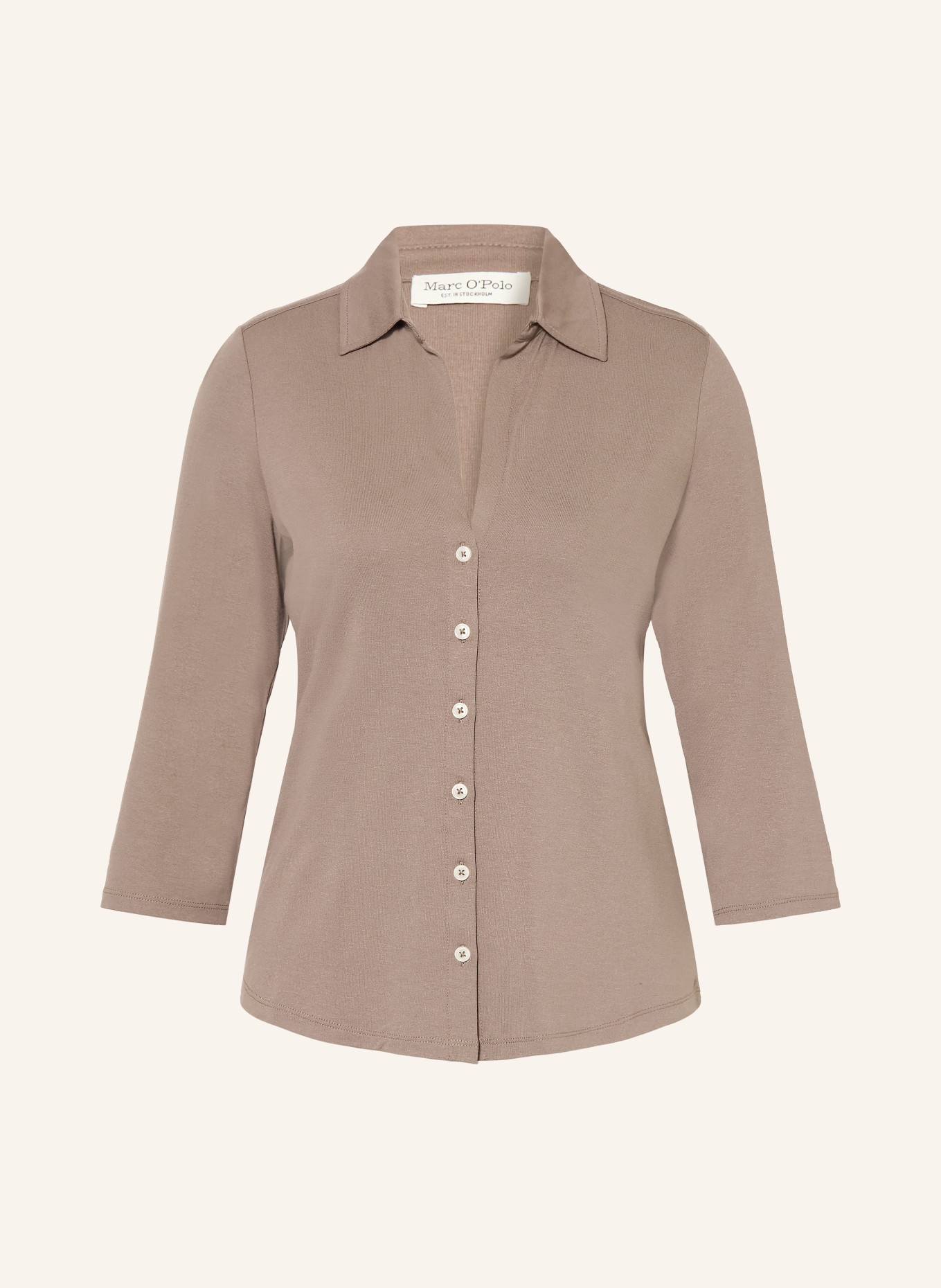 Marc O'Polo jerseyová blůza: KHAKI