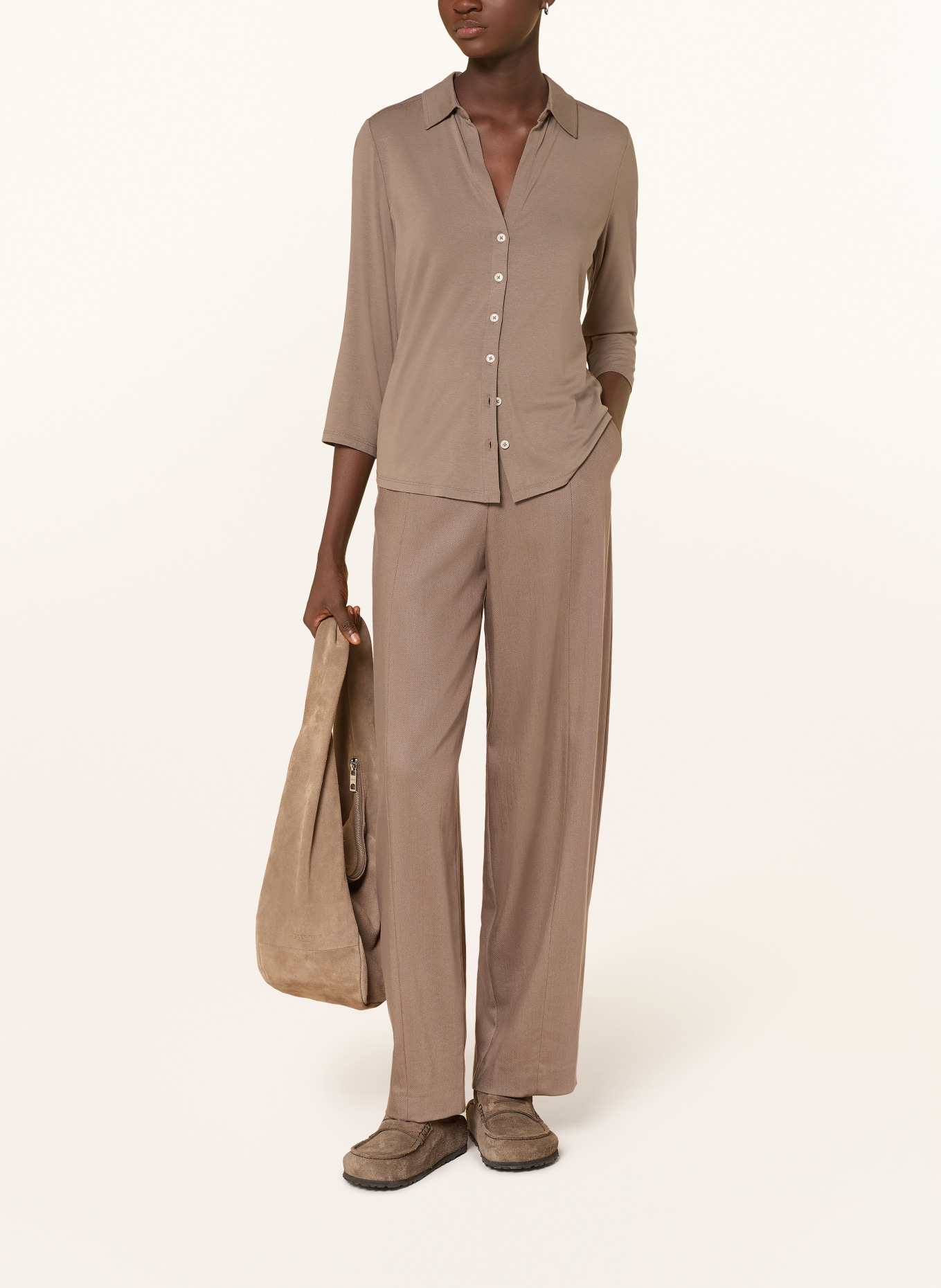 Marc O'Polo jerseyová blůza: KHAKI