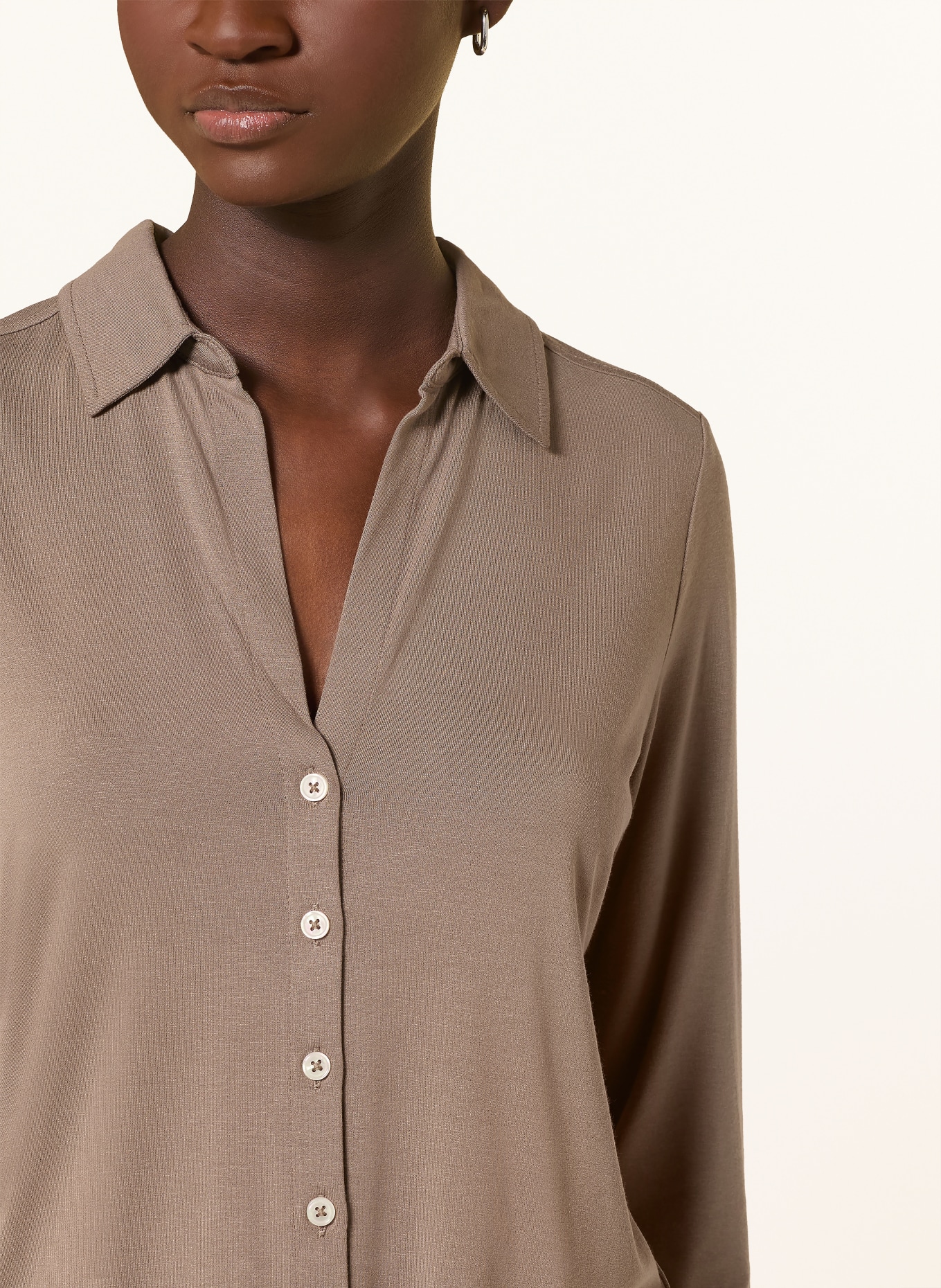 Marc O'Polo jerseyová blůza: KHAKI