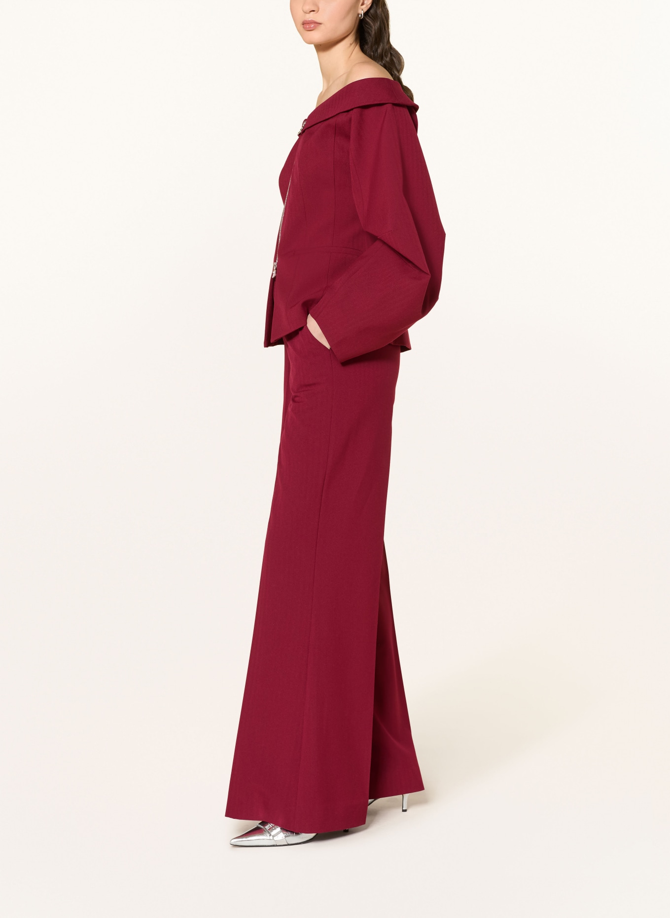 GESTUZ Marlene pants BXGBABARA: DARK RED