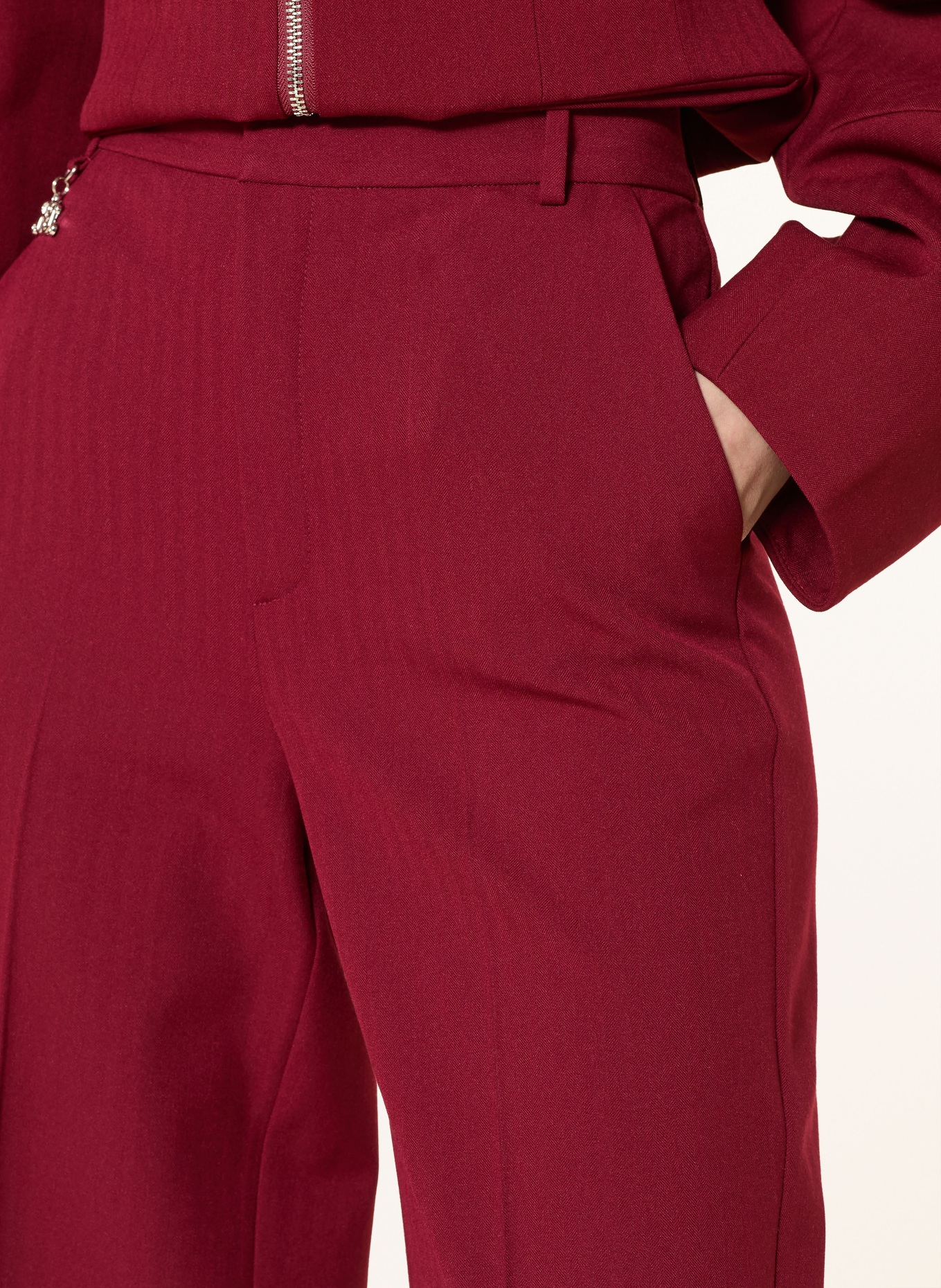 GESTUZ Marlene pants BXGBABARA: DARK RED