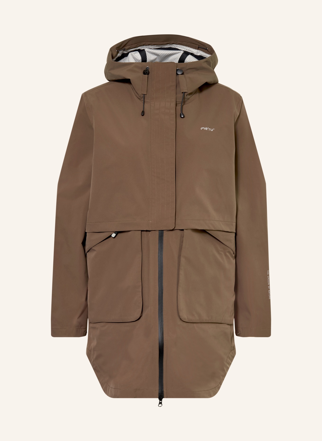 me°ru' Funkční bunda LEIRA: KHAKI