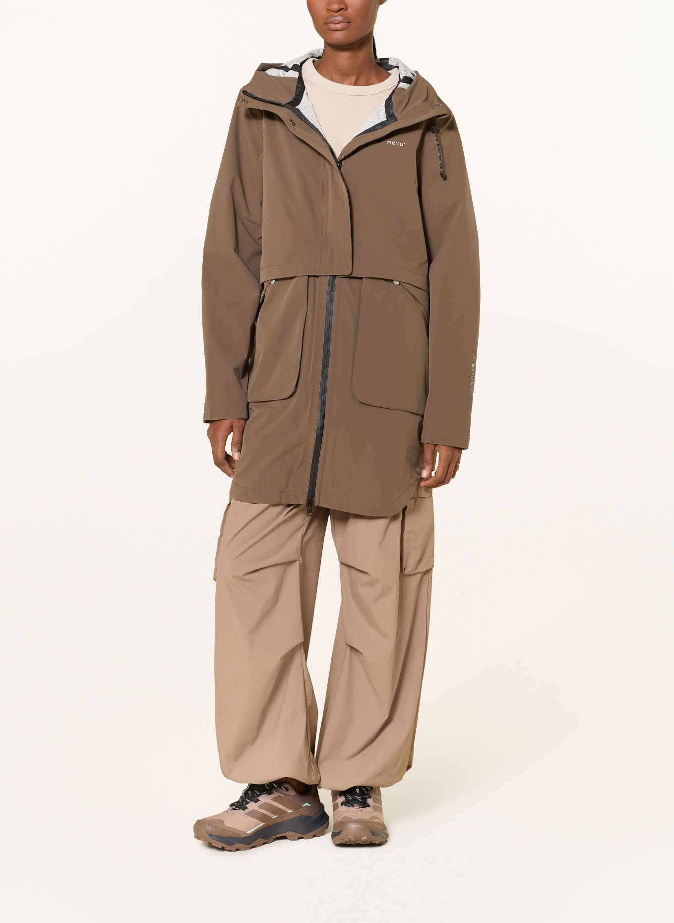 me°ru' Funkční bunda LEIRA: KHAKI