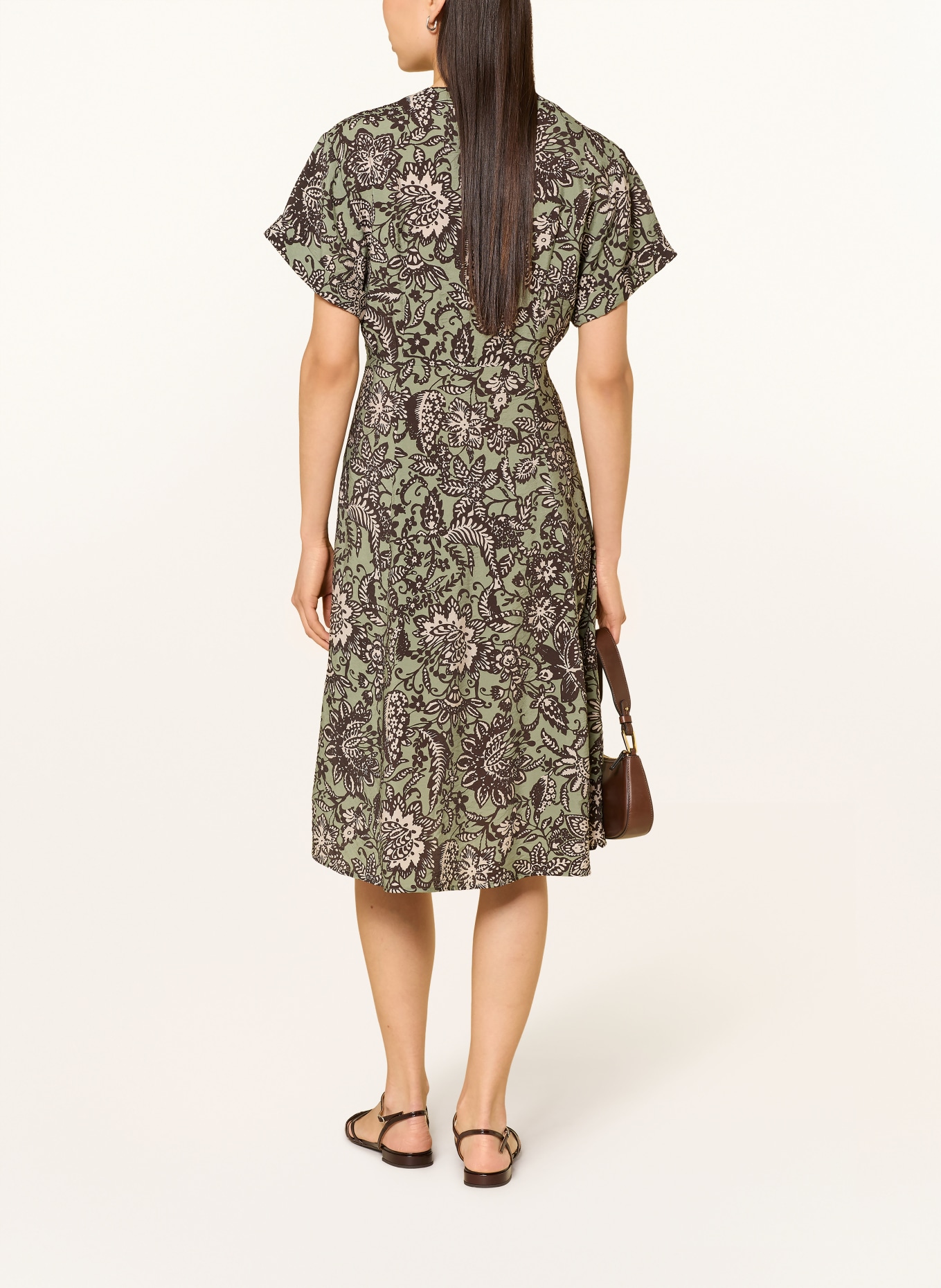 Marc O'Polo Kleid: GRÜN / HELLGRAU / SCHWARZ