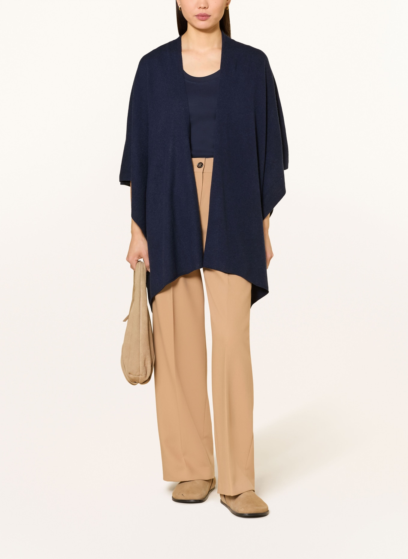 darling harbour Cape with cashmere: NAVY