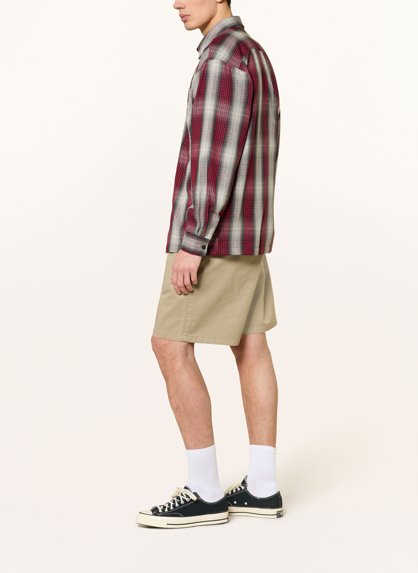 carhartt WIP Chino šortky MARV Loose Fit: BÉŽOVÁ