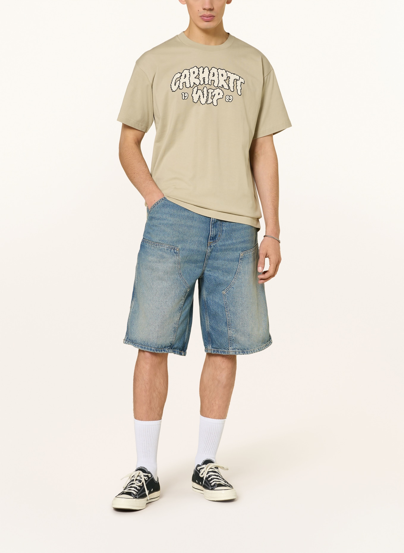 carhartt WIP tričko: BÉŽOVÁ