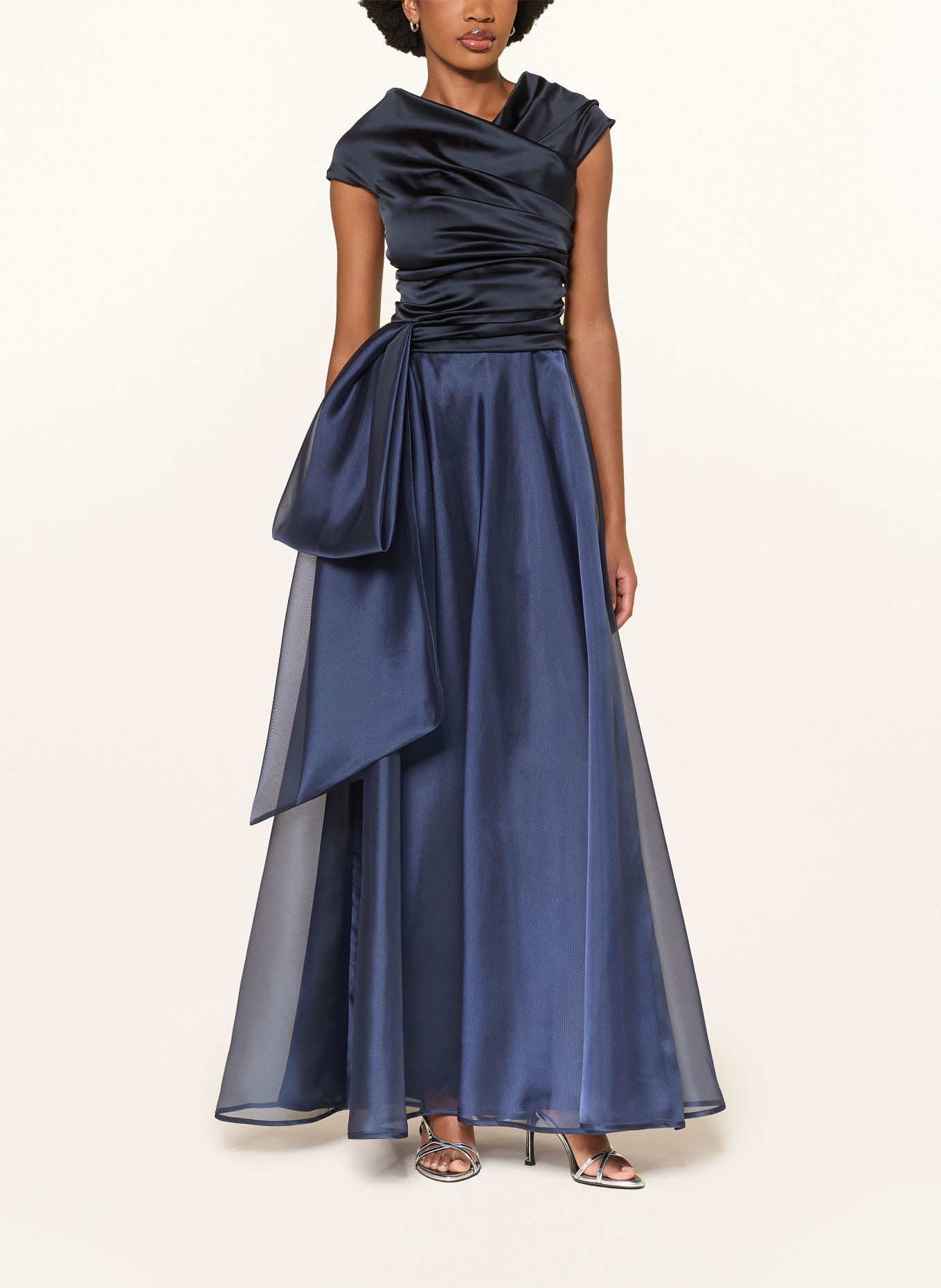 TALBOT RUNHOF Večerní šaty z kombinace materiálů: 432 ARMADA BLAU