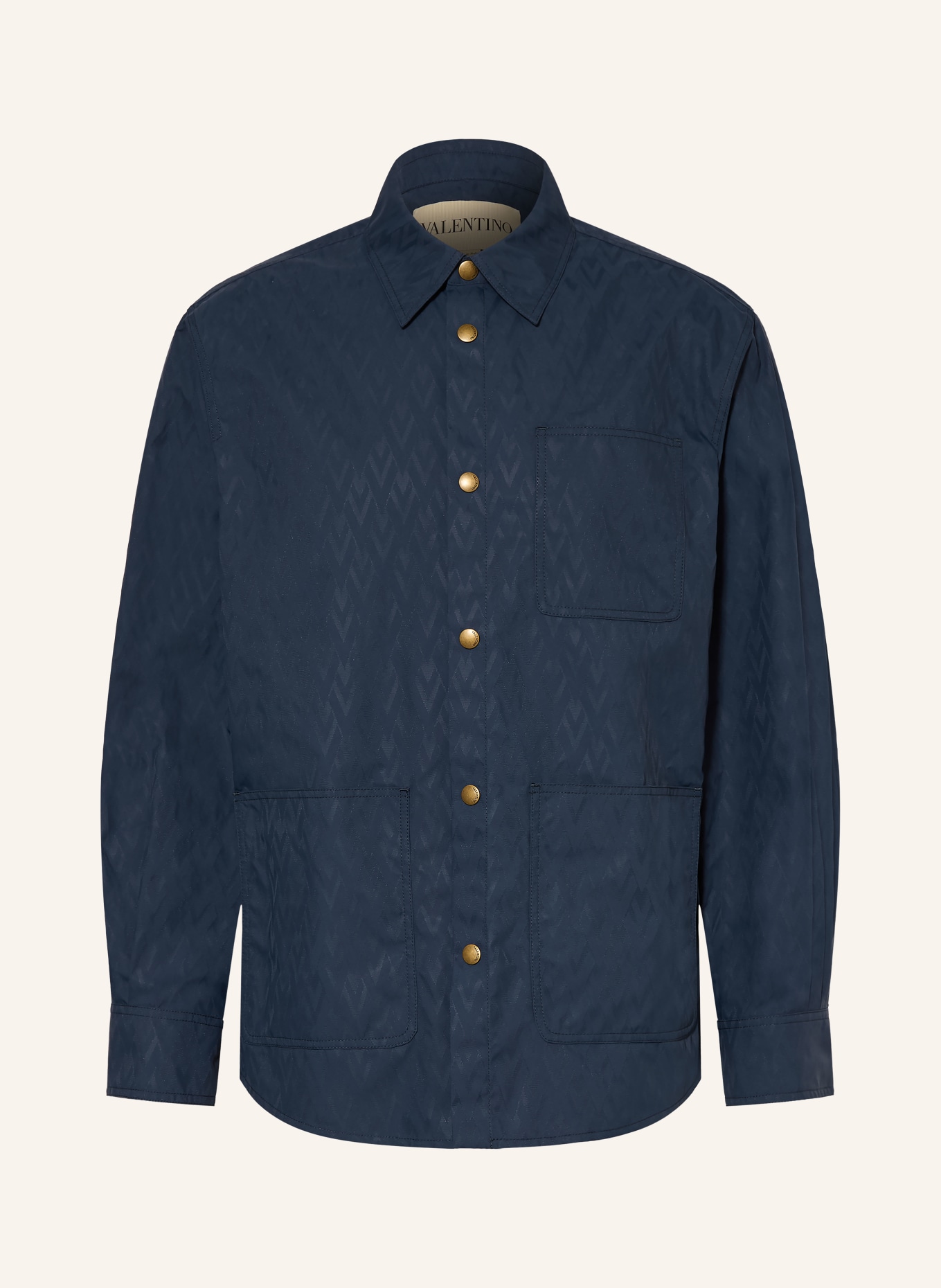 VALENTINO Overjacket: DUNKELBLAU