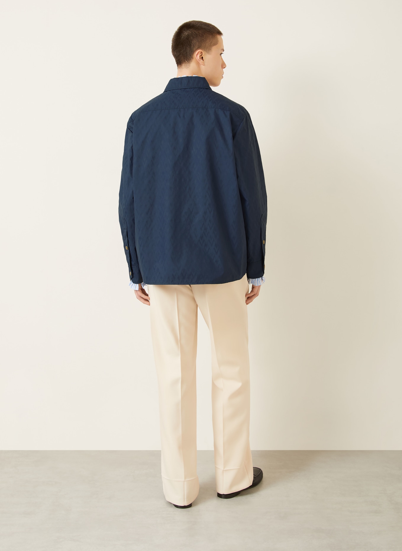 VALENTINO Overjacket: DUNKELBLAU