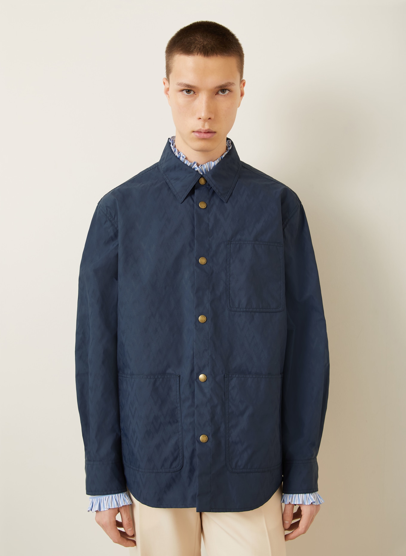 VALENTINO Overjacket: DUNKELBLAU