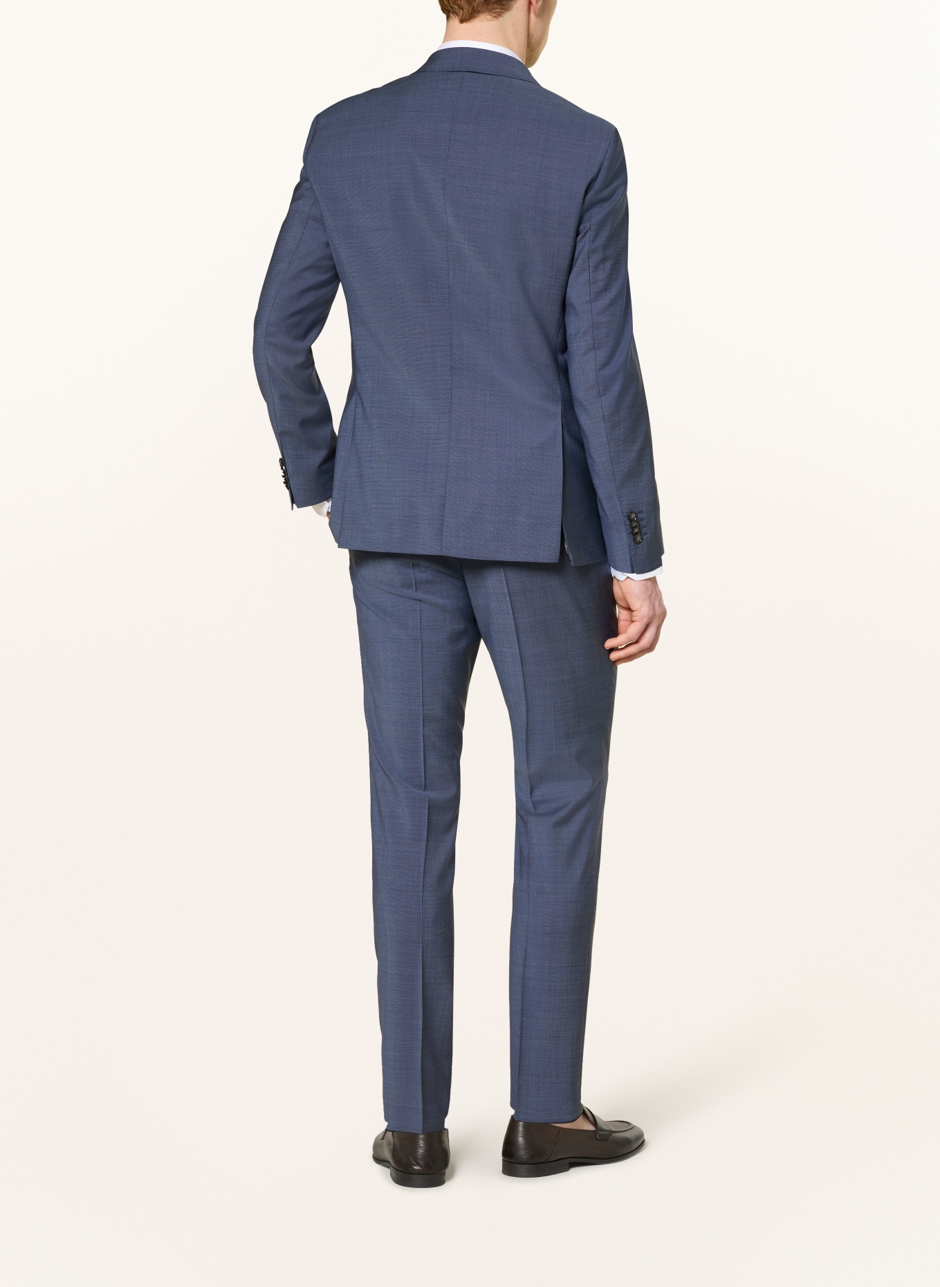 BOSS Oblek HUGE Slim Fit: MODRÁ