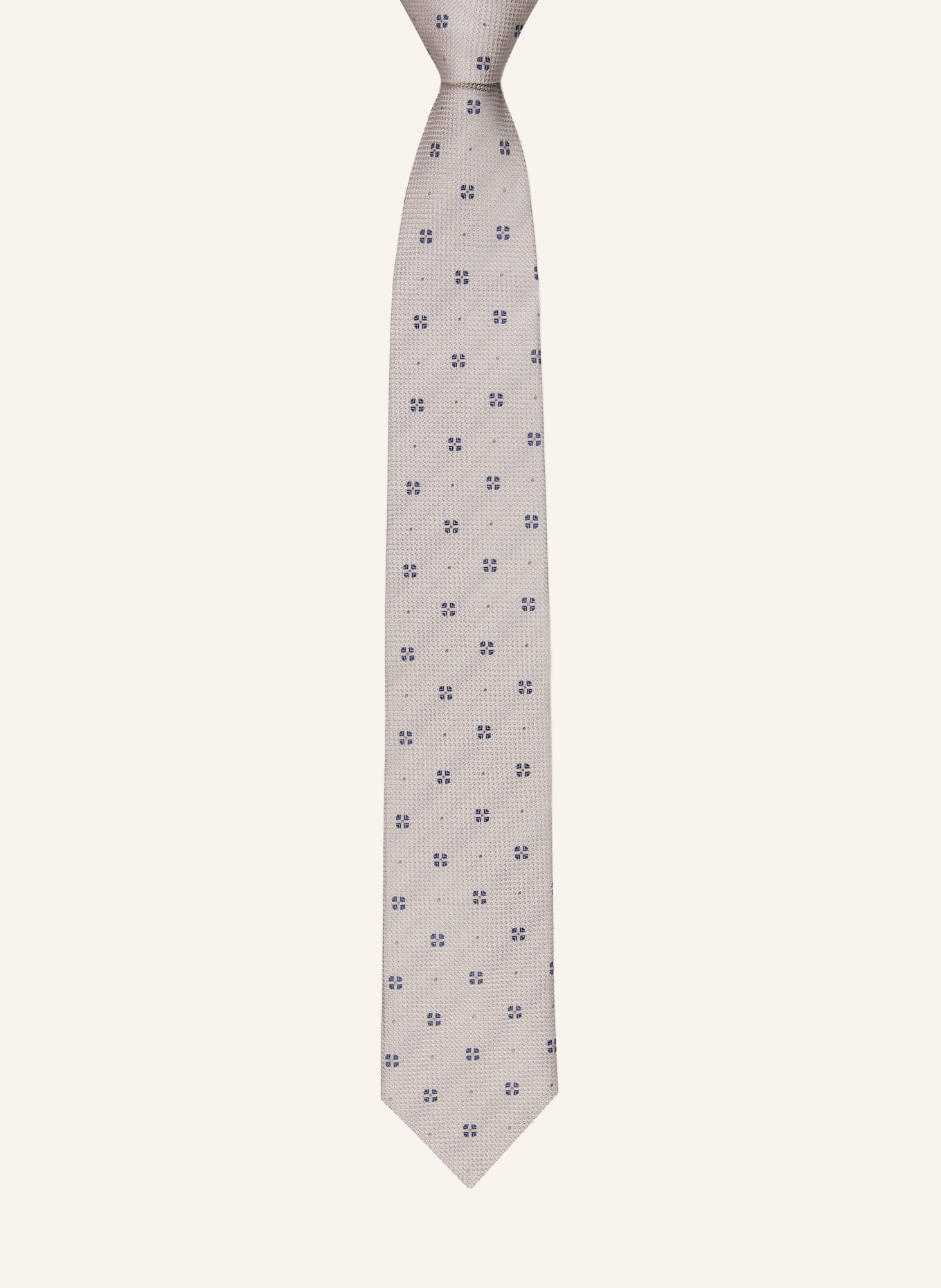 BOSS necktie: TAUPE / DARK BLUE