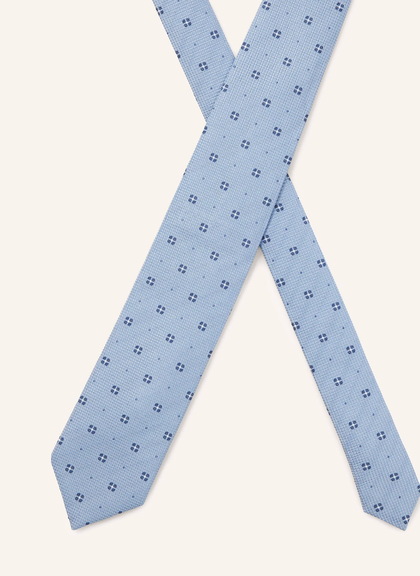 BOSS necktie: LIGHT BLUE / DARK BLUE / WHITE
