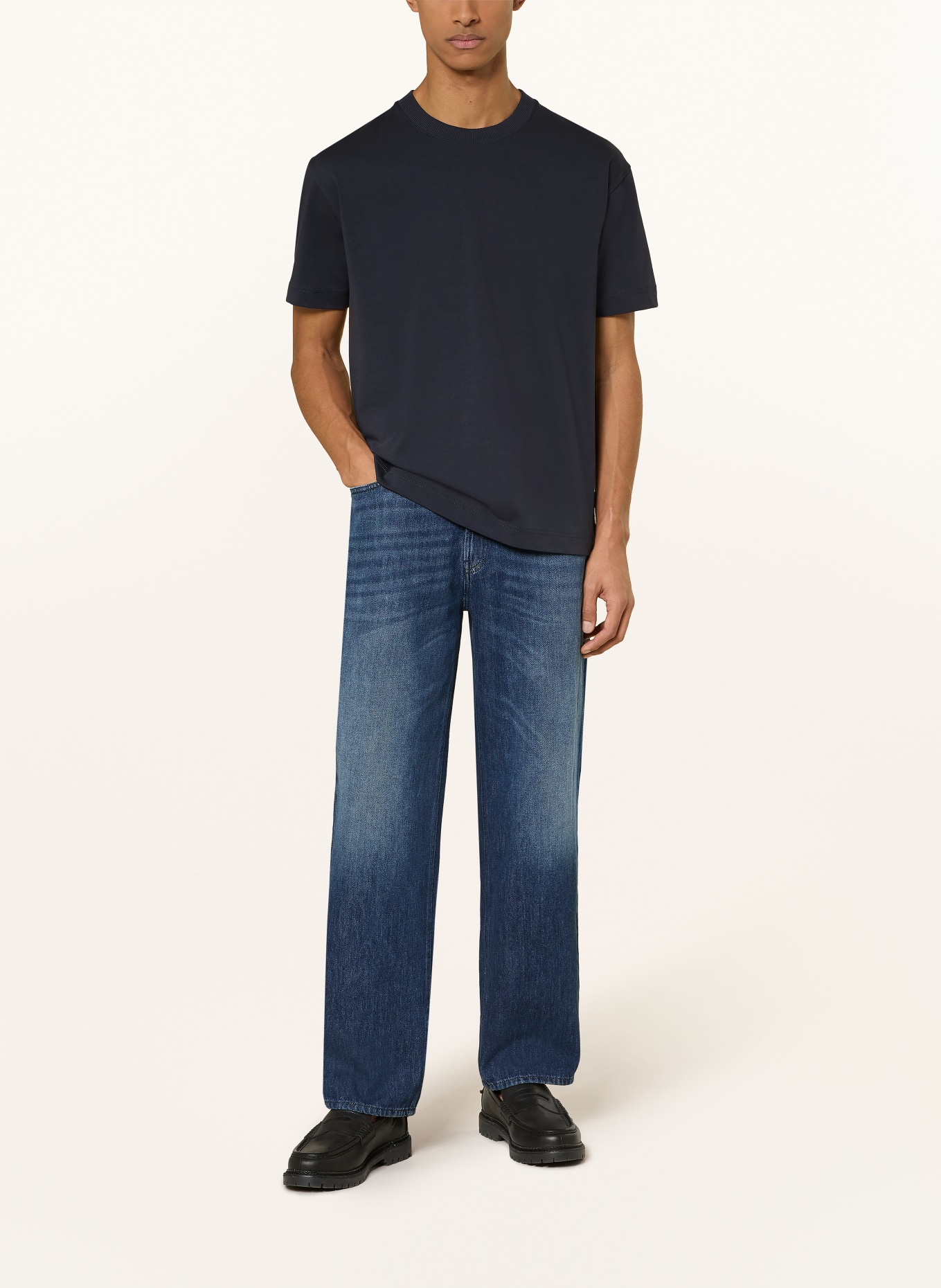 Marc O'Polo T-Shirt: DUNKELBLAU