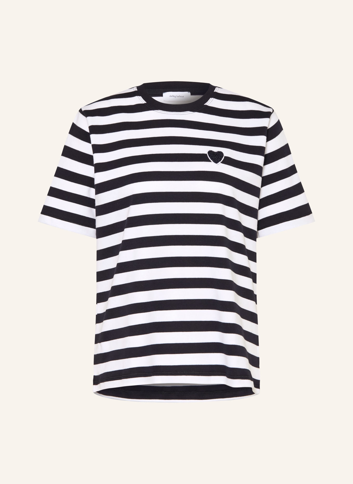 darling harbour T-shirt: NAVY / WHITE