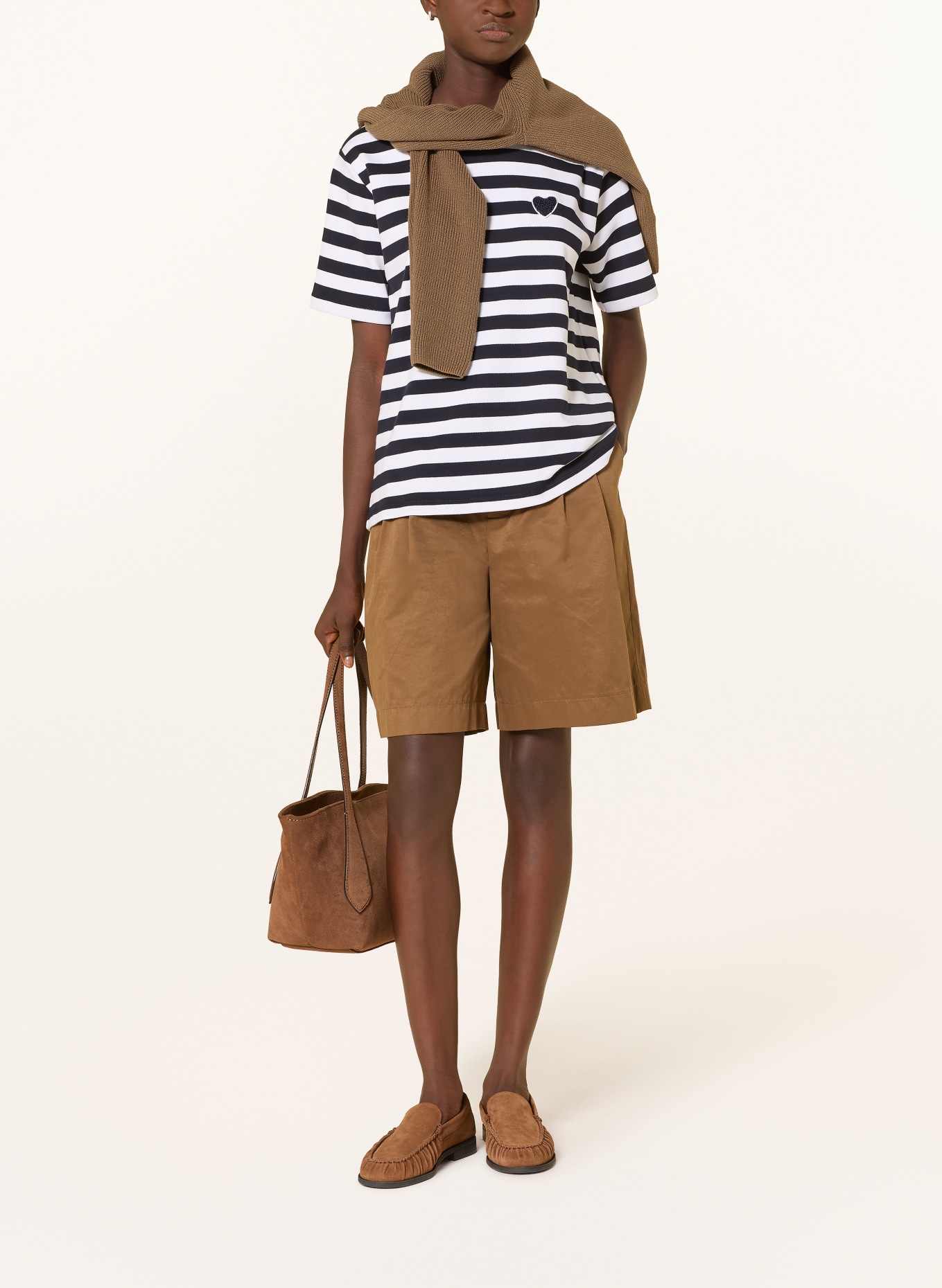 darling harbour T-shirt: NAVY / WHITE