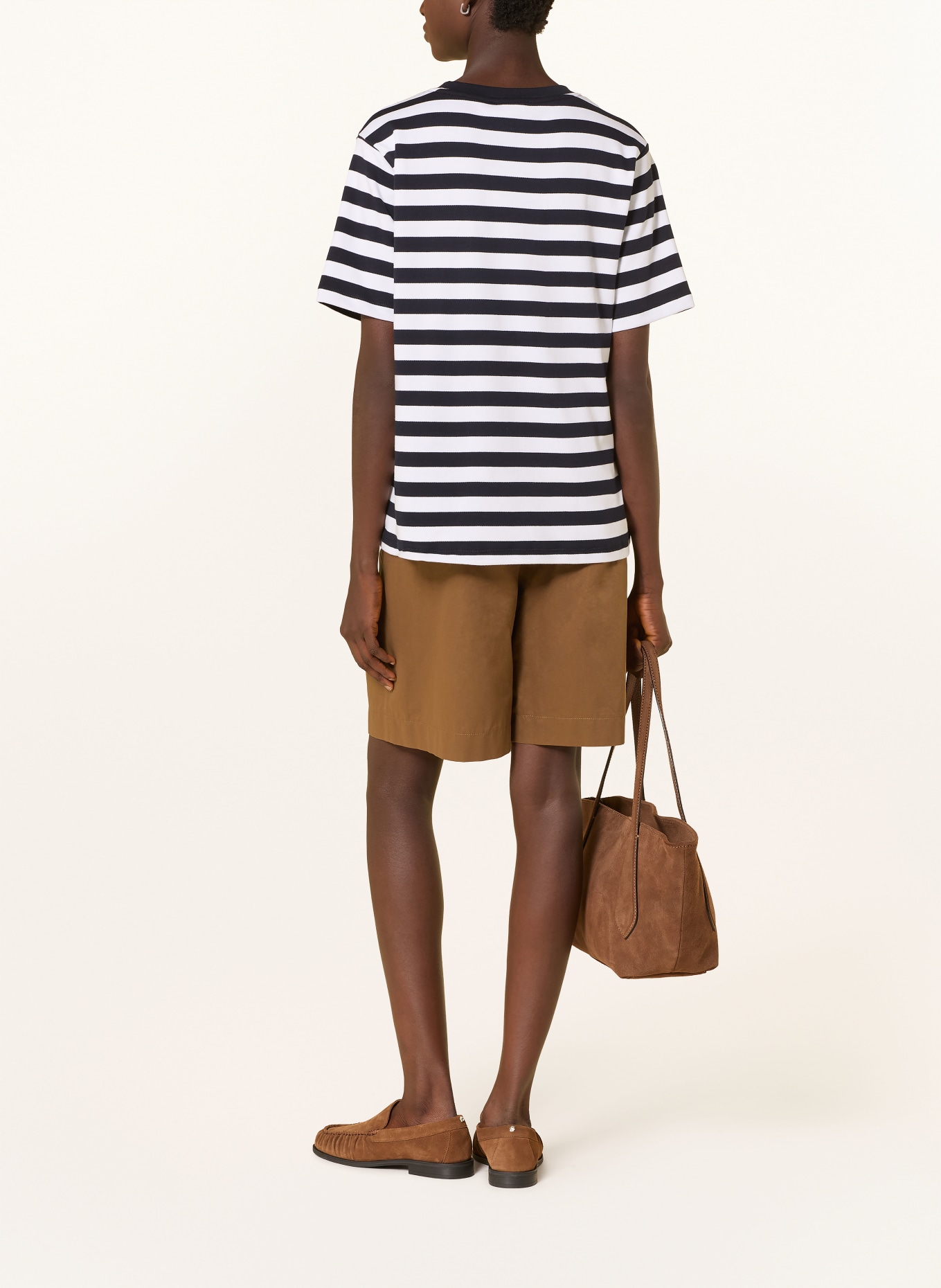 darling harbour T-shirt: NAVY / WHITE