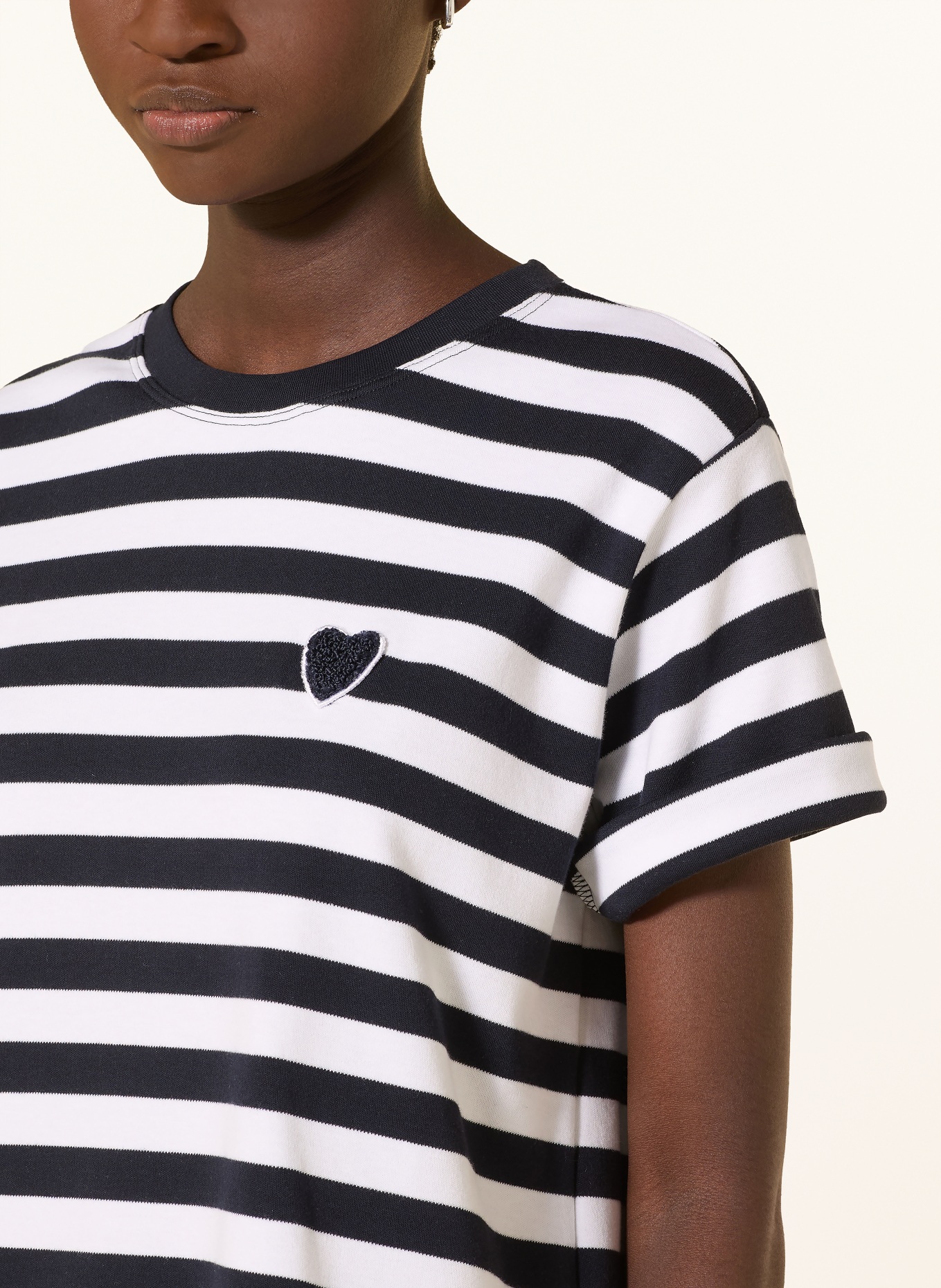 darling harbour T-shirt: NAVY / WHITE