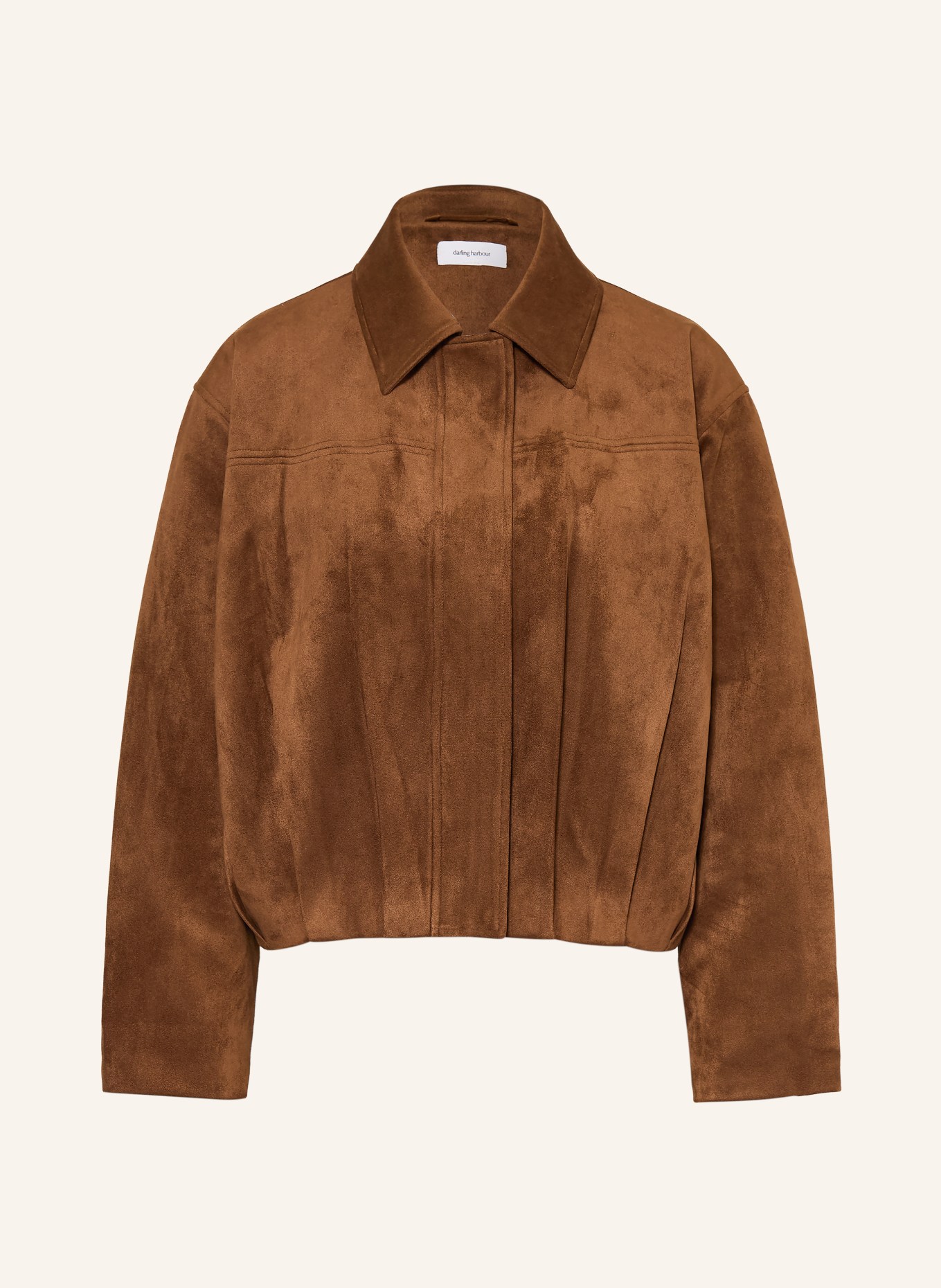 darling harbour Leather-look blouson: woodbrown