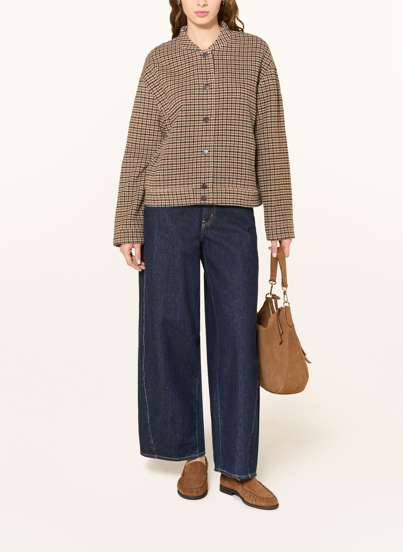 darling harbour Blouson: BROWN CHECK