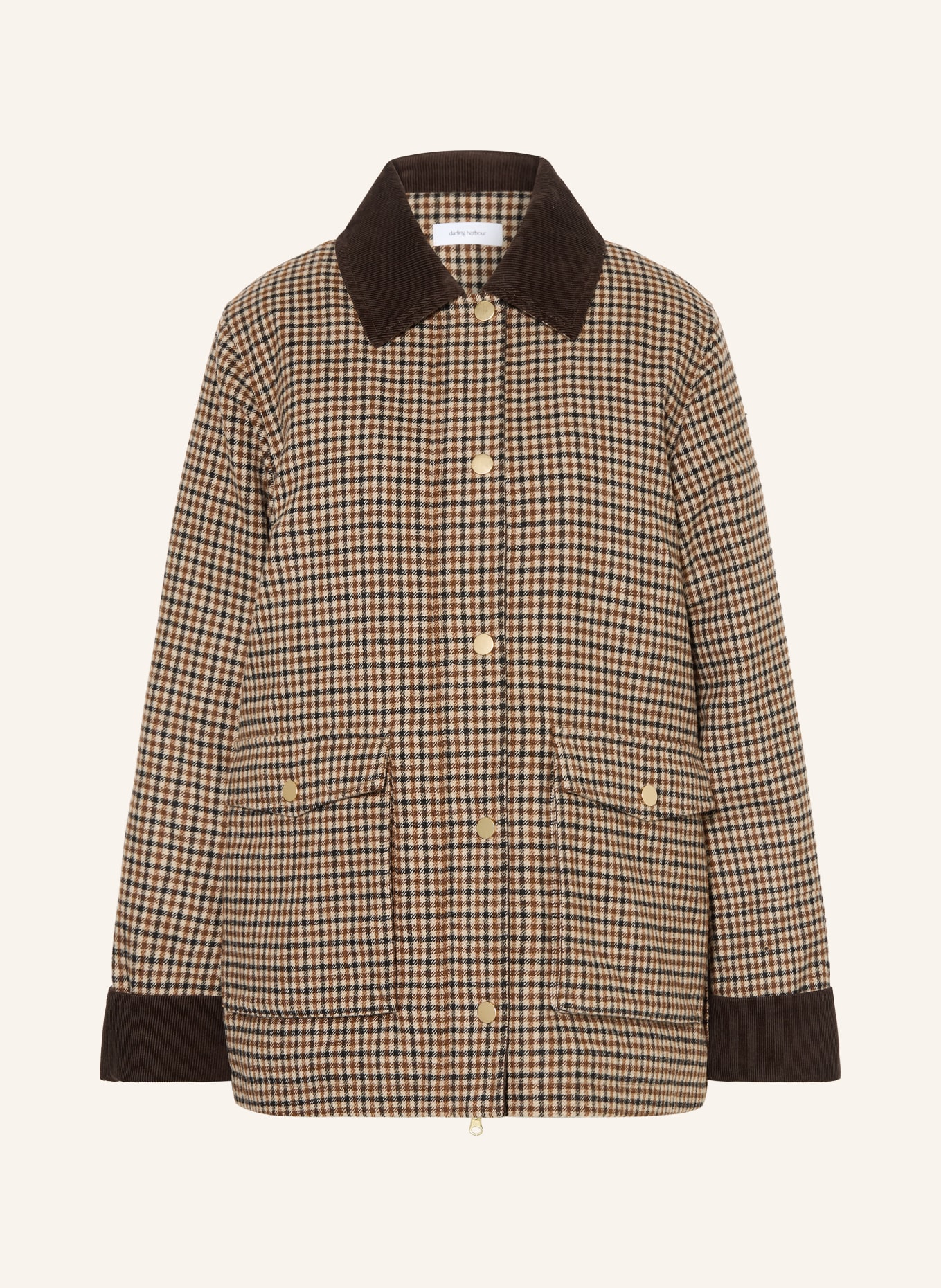 darling harbour Jacke: BROWN CHECK