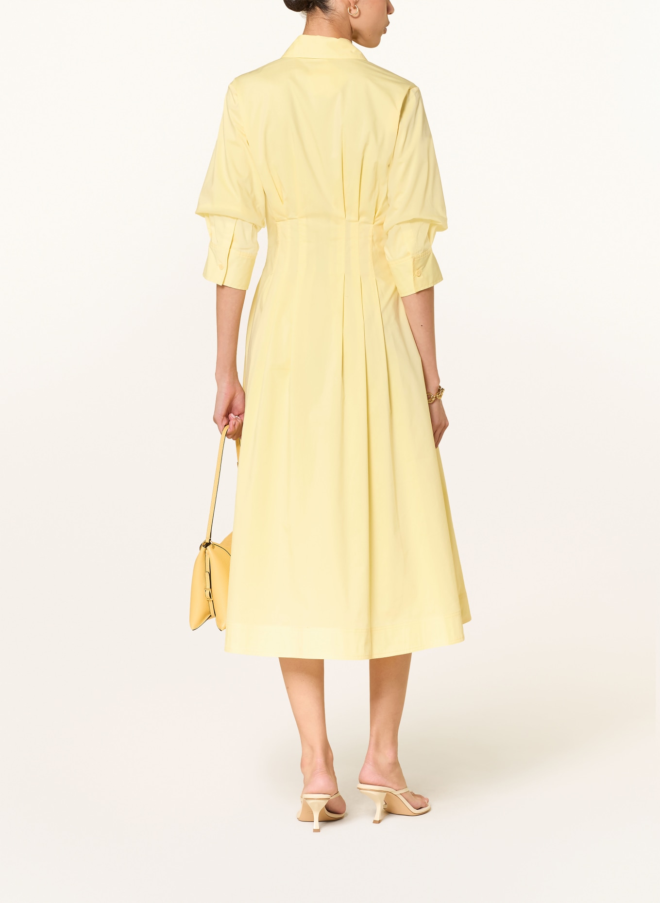 SIMKHAI Hemdblusenkleid JAZZ: HELLGELB