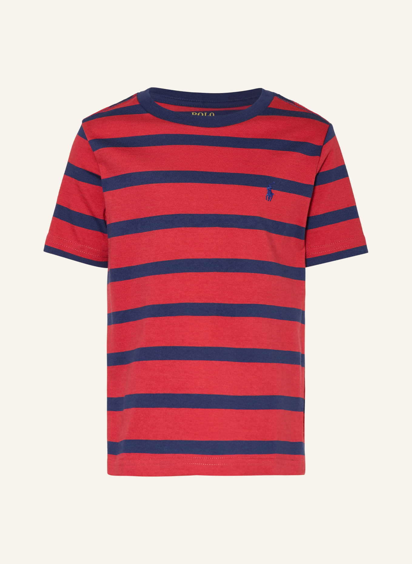 POLO RALPH LAUREN T-Shirt: ROT / DUNKELBLAU