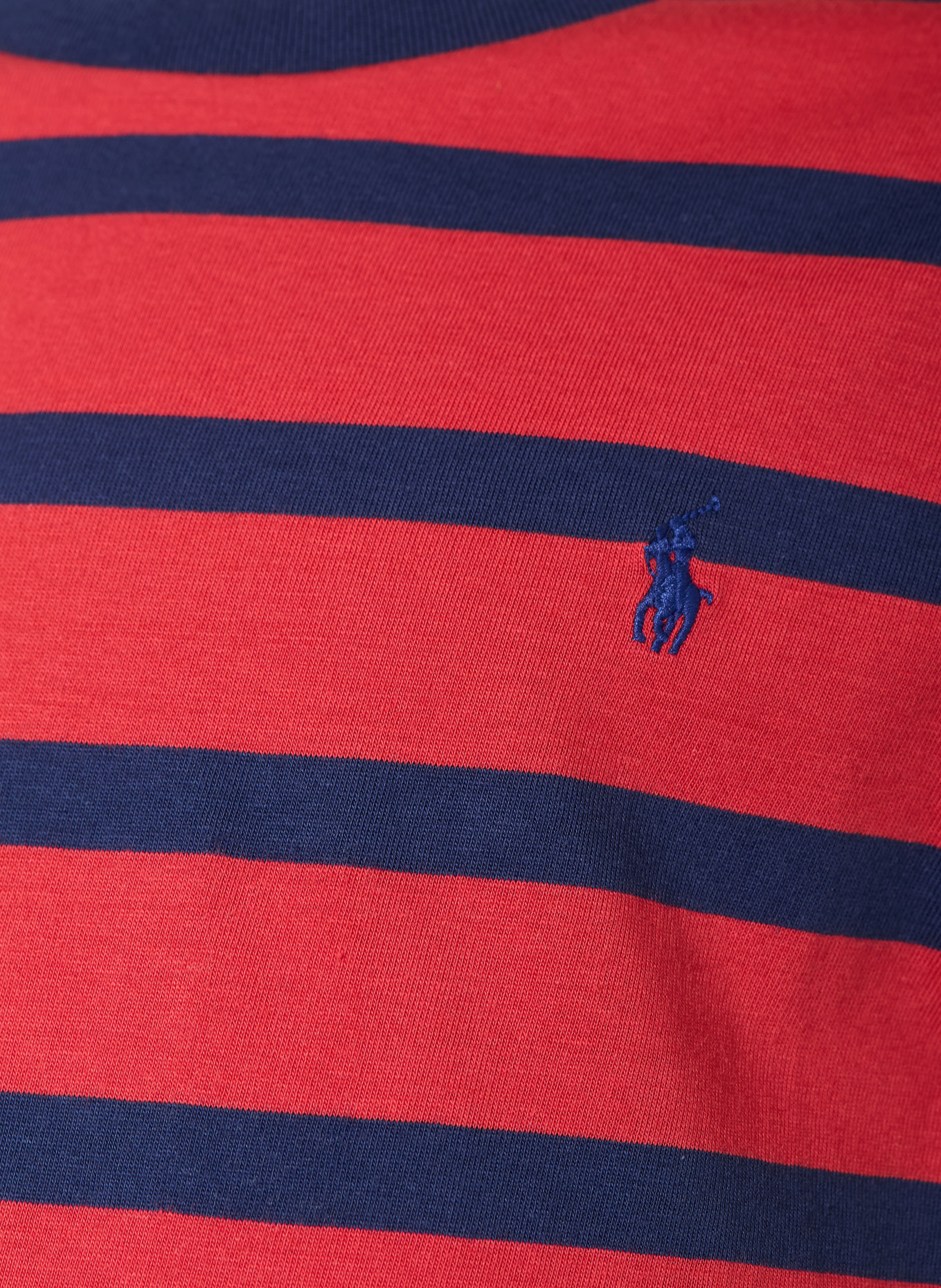 POLO RALPH LAUREN T-Shirt: ROT / DUNKELBLAU