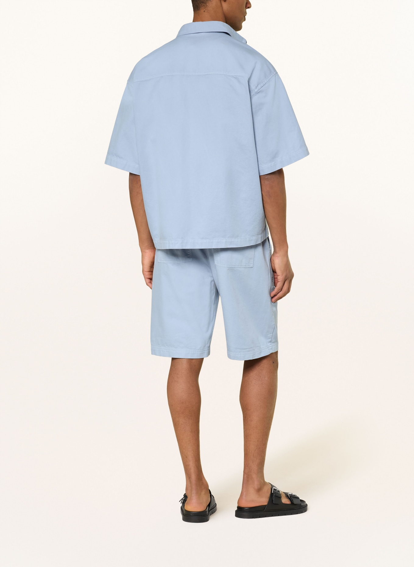 ARMEDANGELS Kurzarm-Hemd Comfort Fit: HELLBLAU