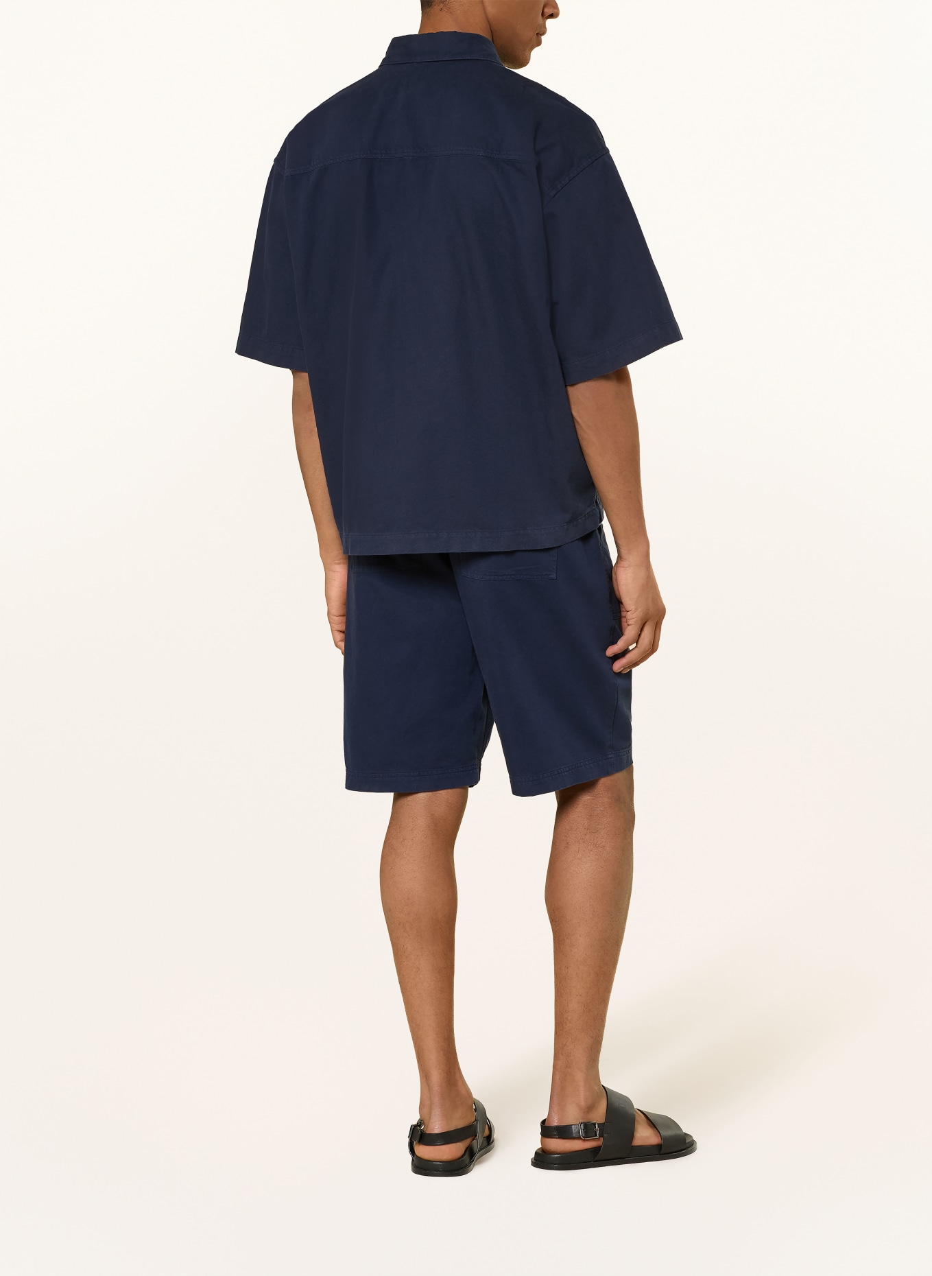 ARMEDANGELS Kurzarm-Hemd Comfort Fit: DUNKELBLAU