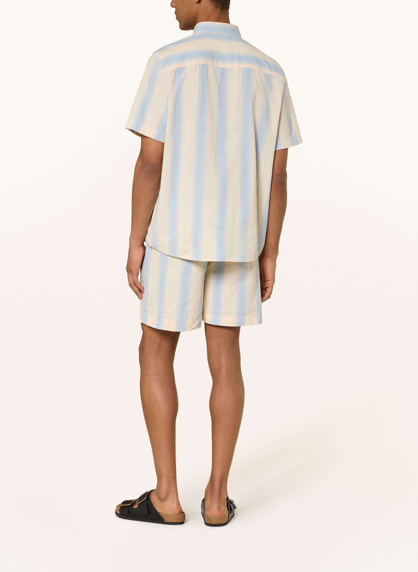 ARMEDANGELS shorts: CREAM / LIGHT BLUE