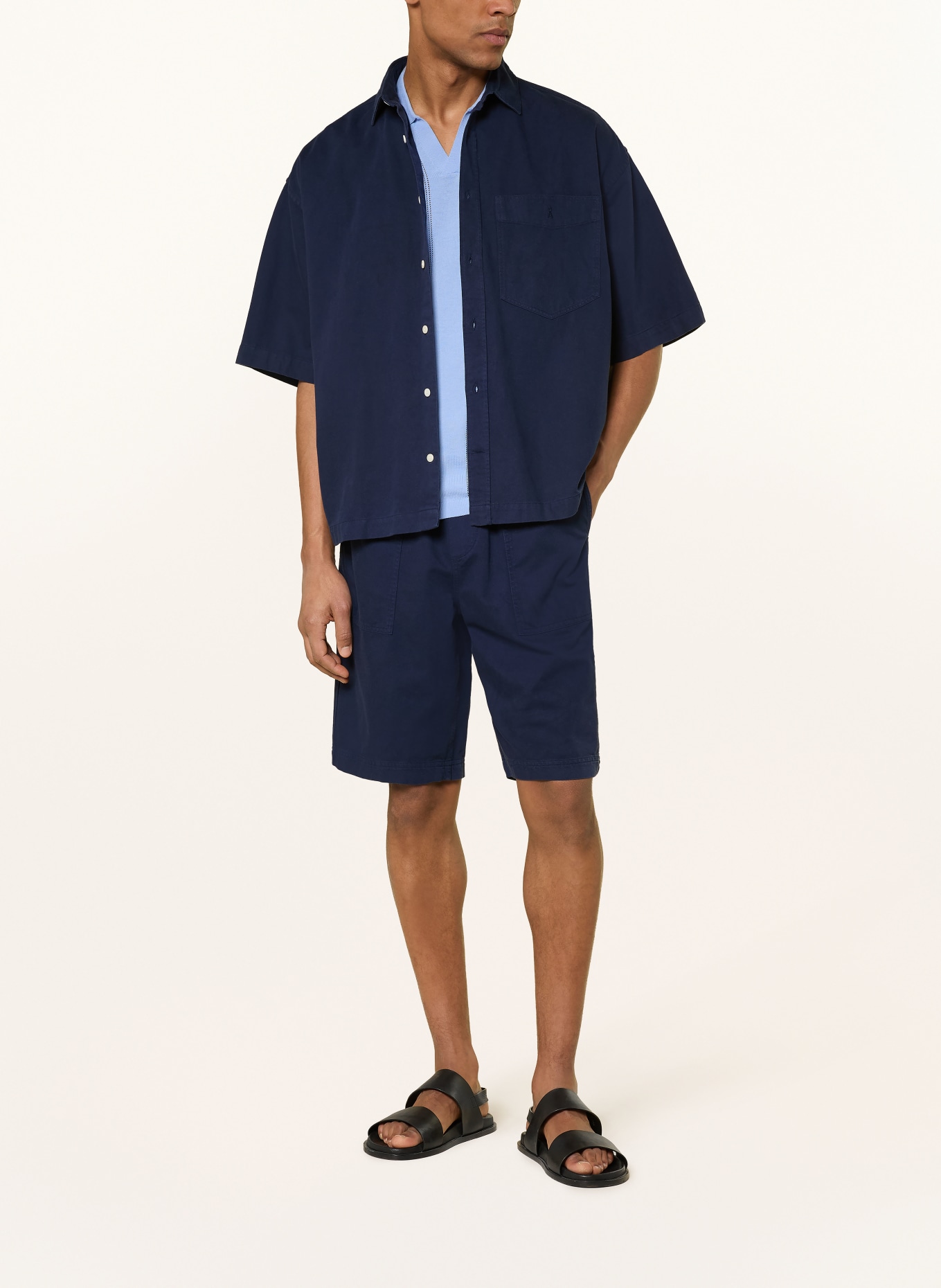 ARMEDANGELS Shorts: DUNKELBLAU