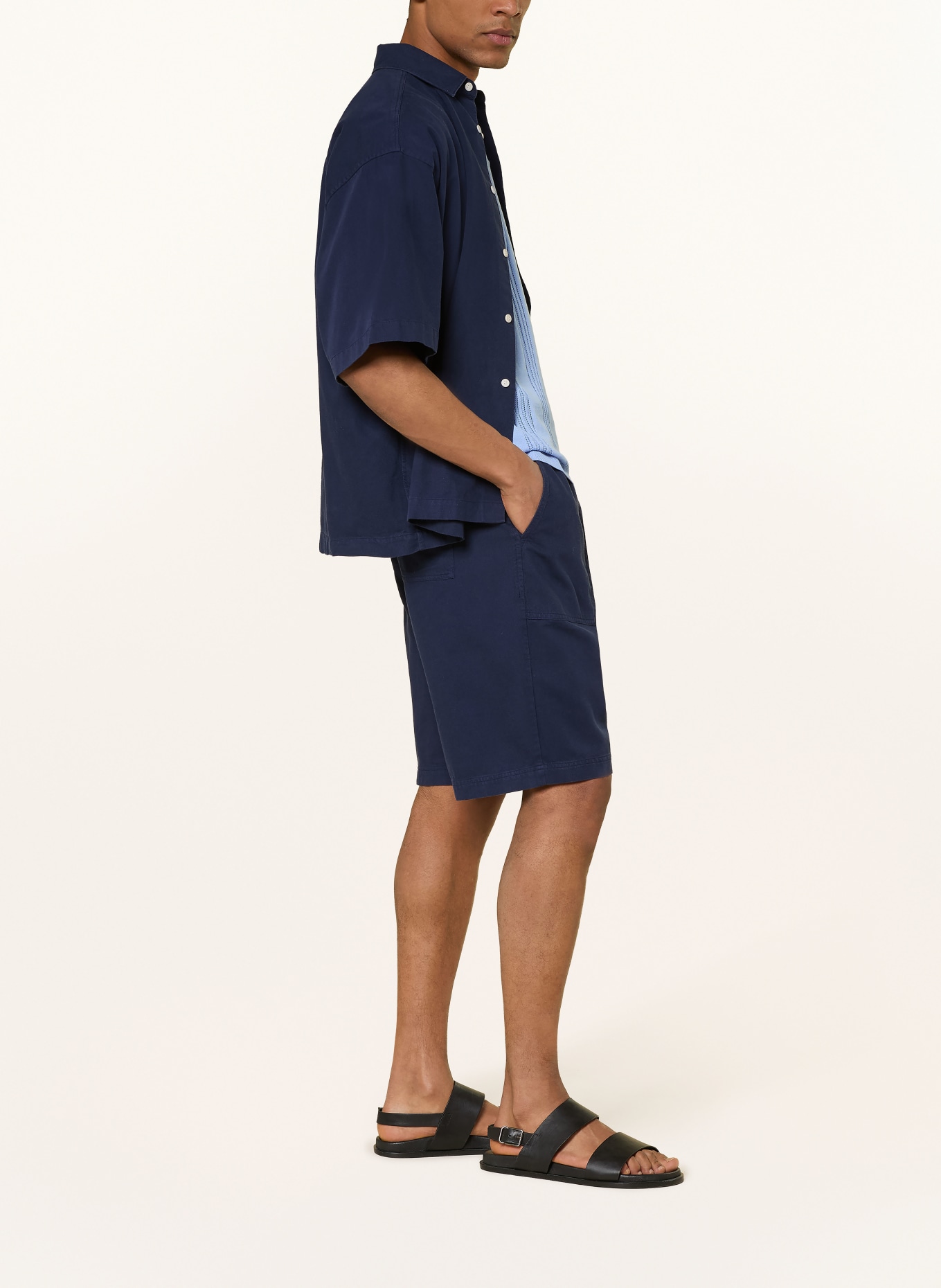 ARMEDANGELS Shorts: DUNKELBLAU