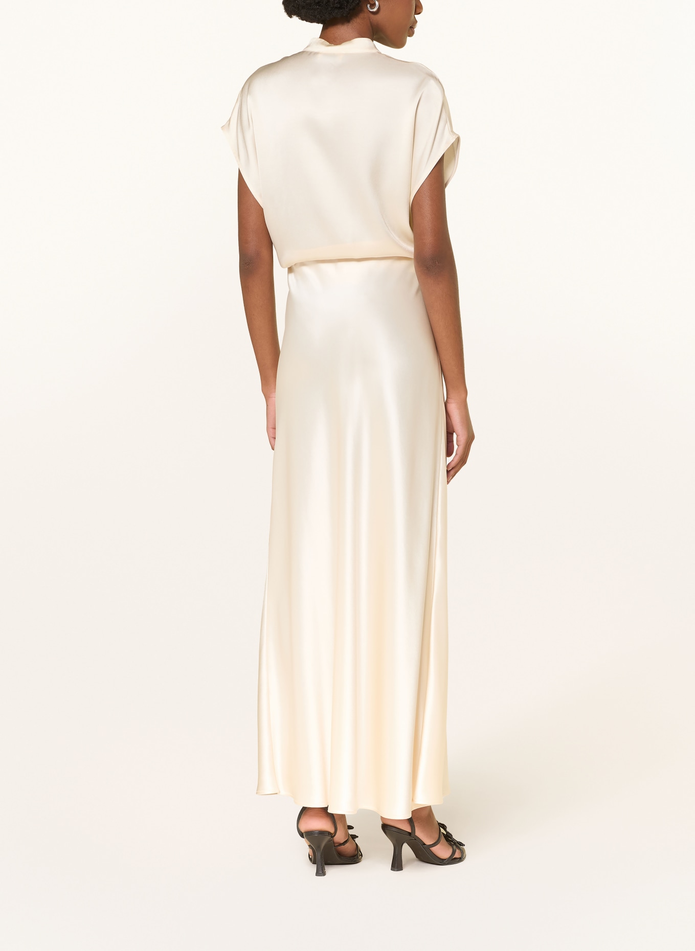 ottod'ame chemisier en satin: BEIGE