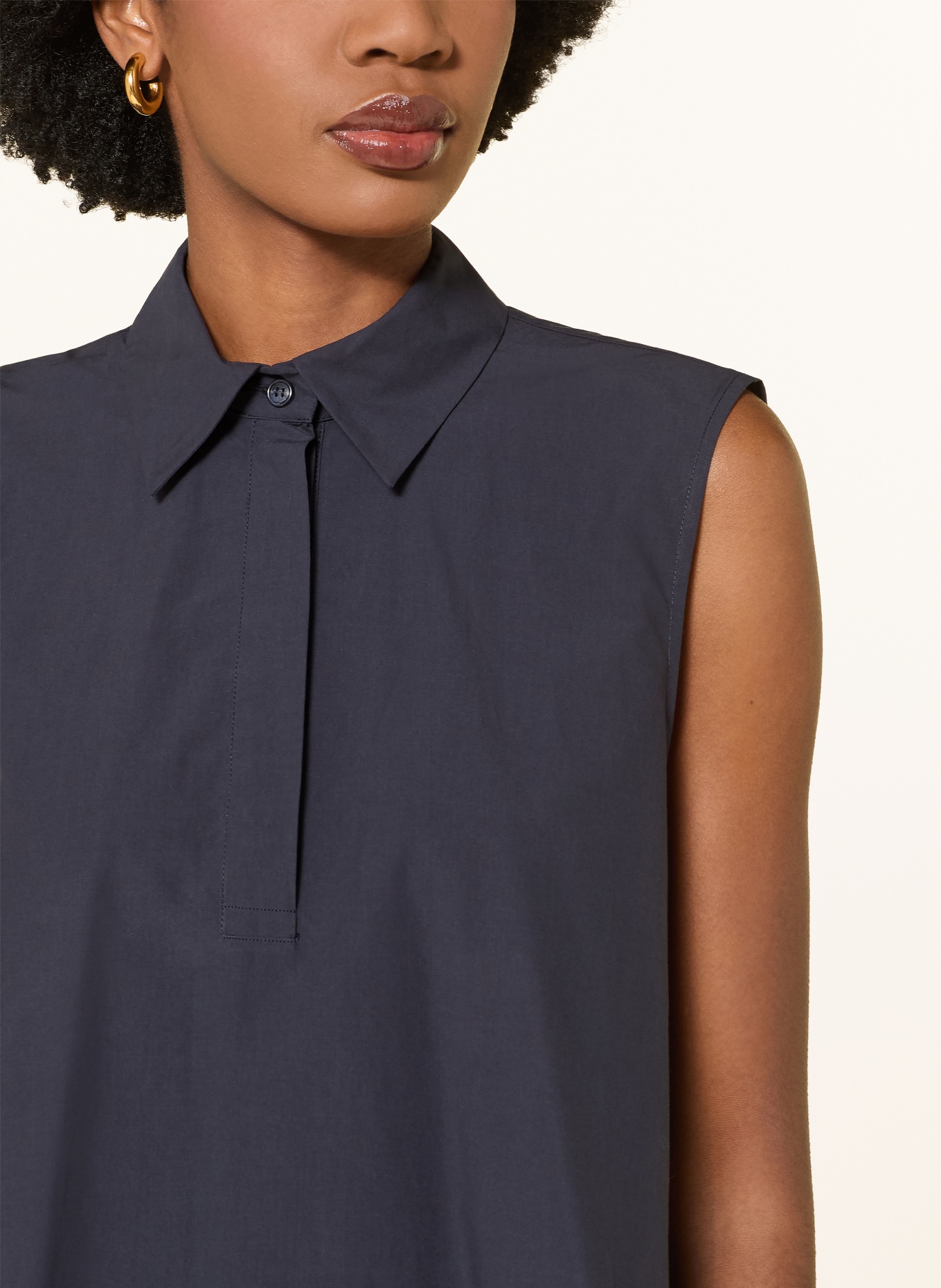 ottod'ame blouse top: DARK BLUE