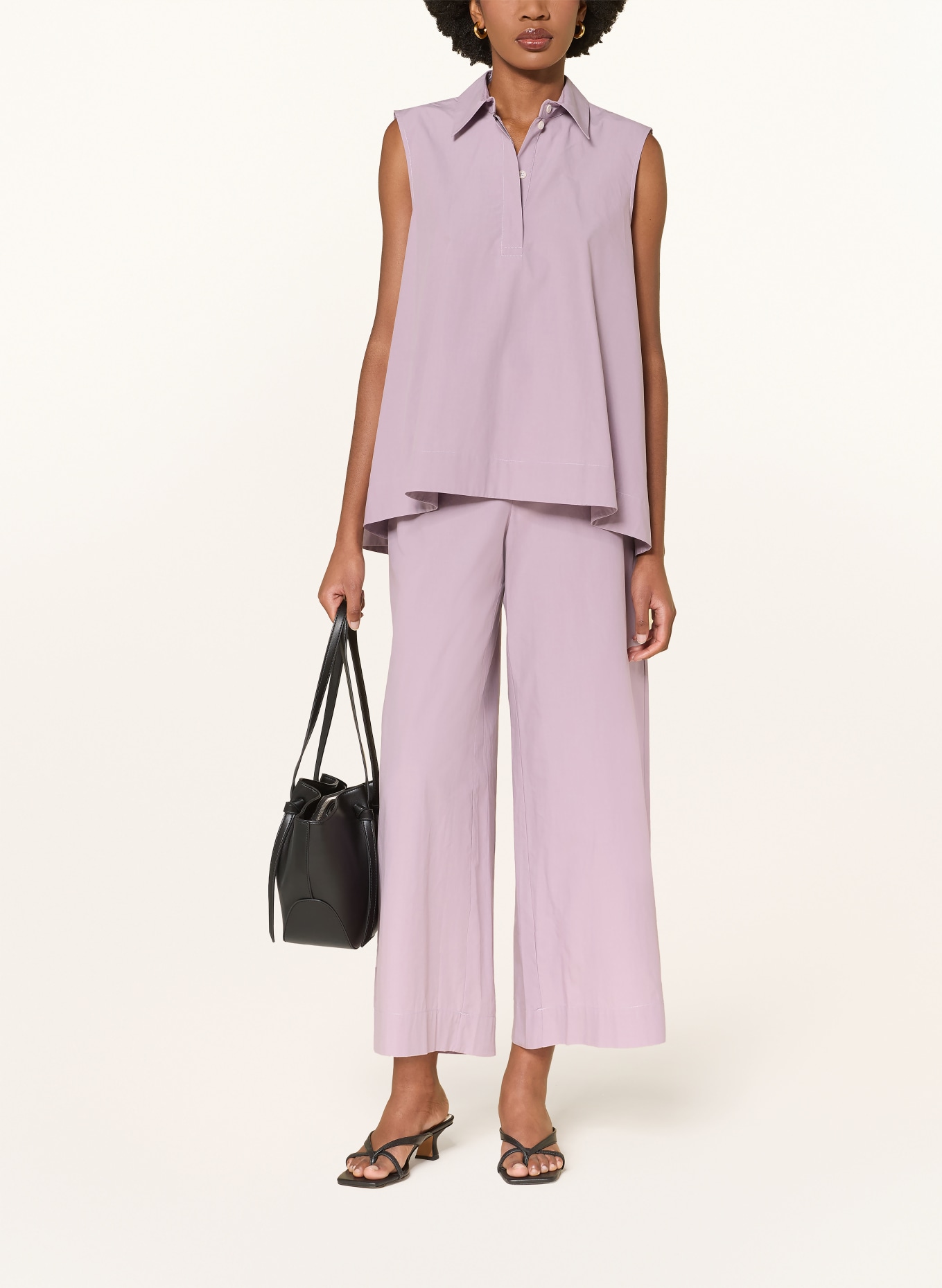 ottod'ame blouse top: LIGHT PURPLE