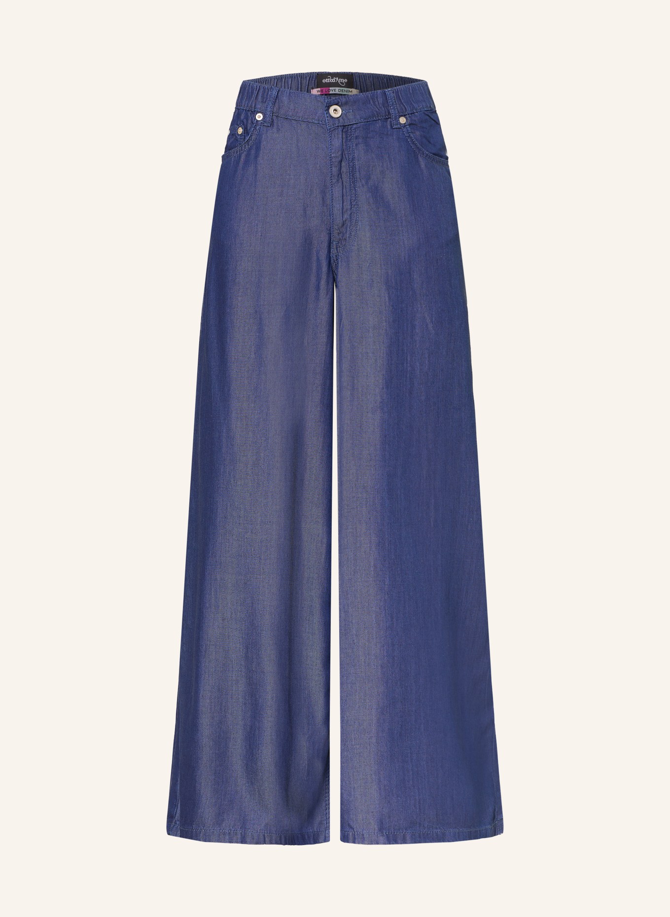 ottod'ame Marlene pants in denim look: BLUE