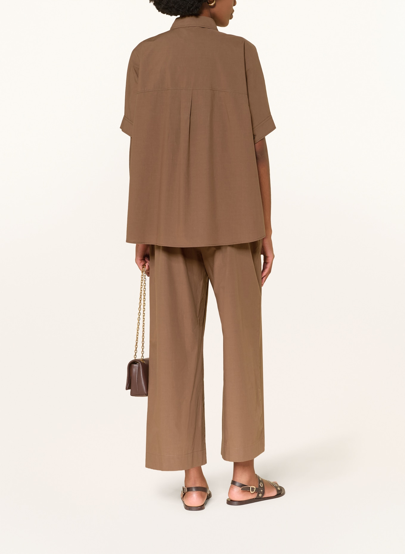 ottod'ame shirt blouse: BROWN